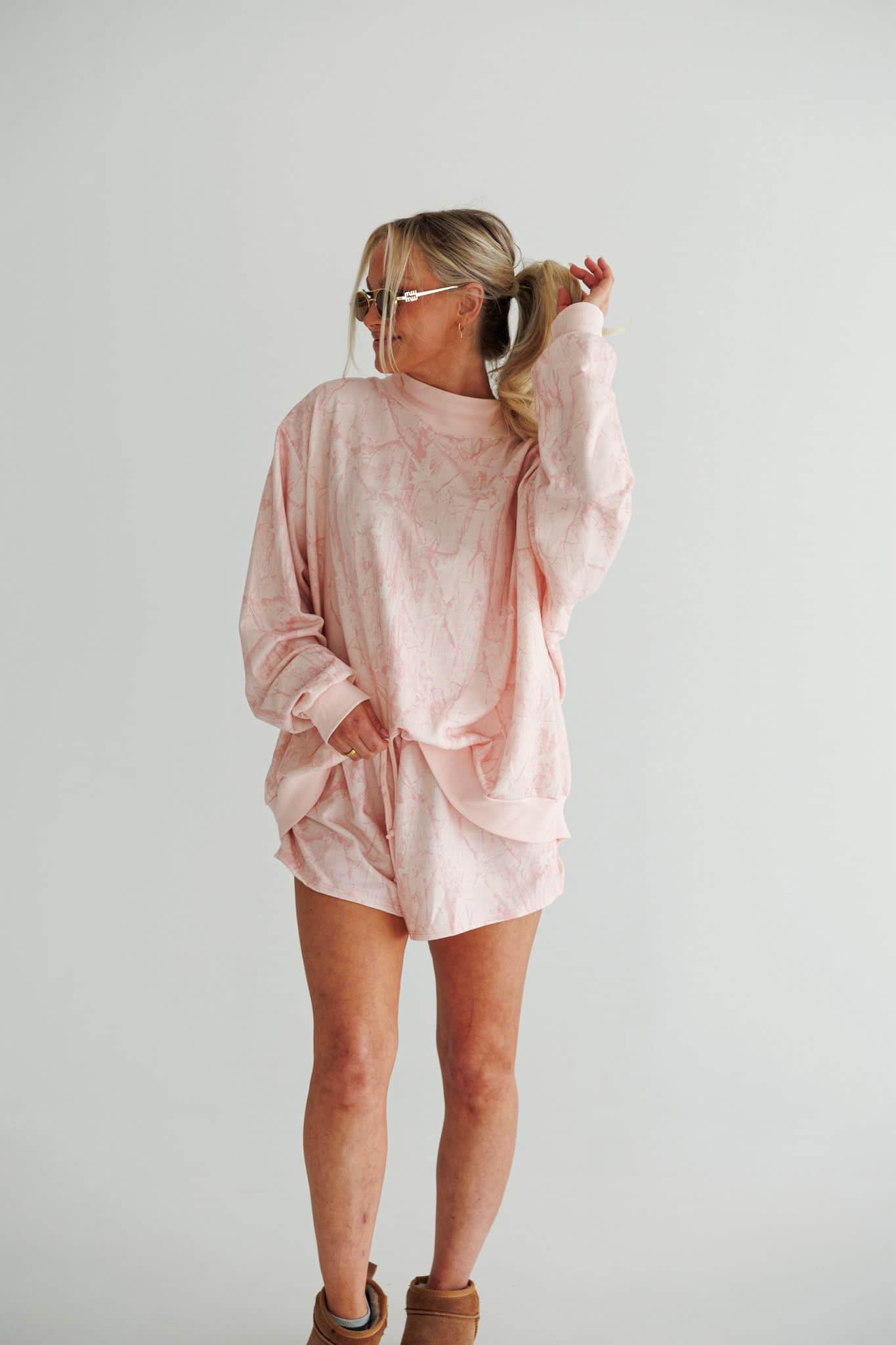 Blush Camo Shorts