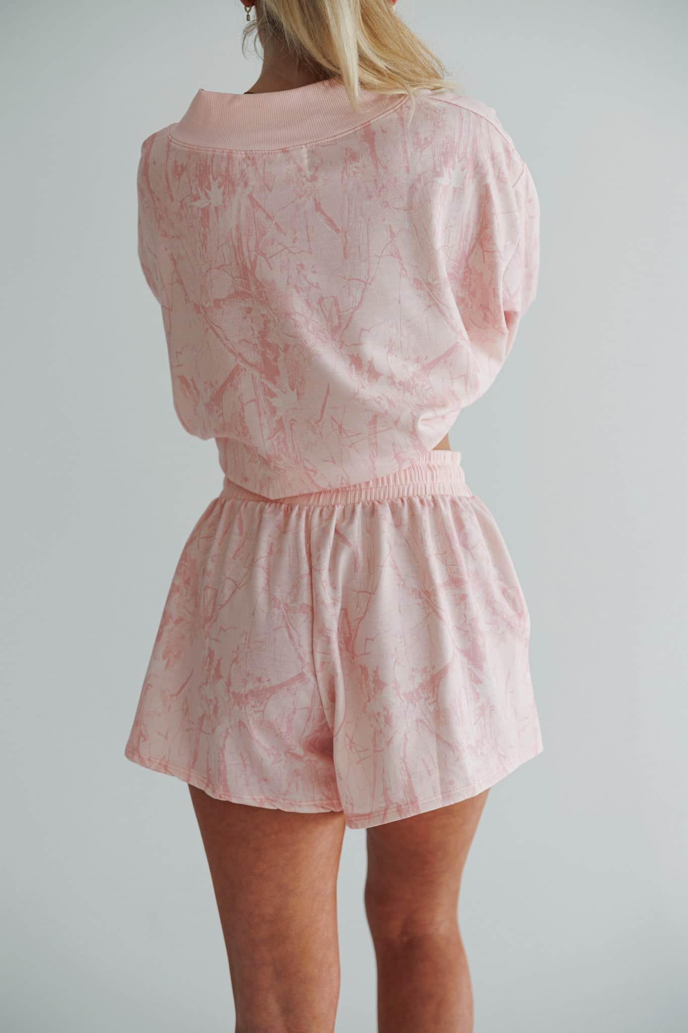 Blush Camo Shorts