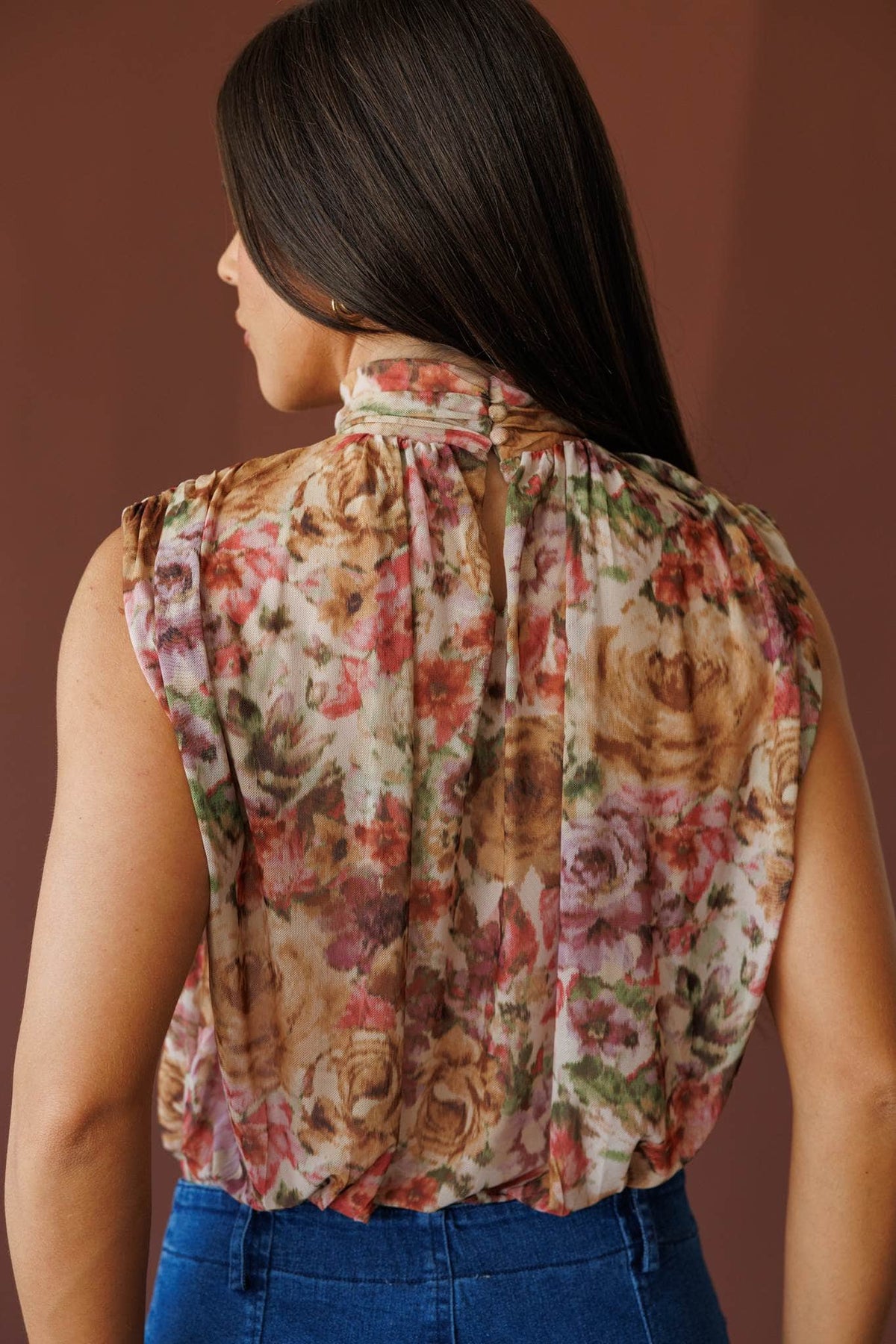 Multicolour floral bodysuit