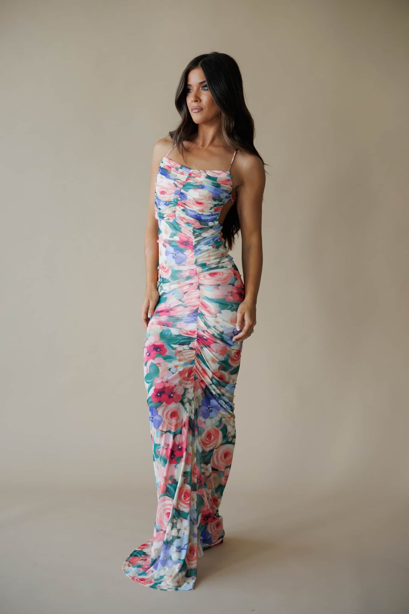 Petal Rush Maxi Dress