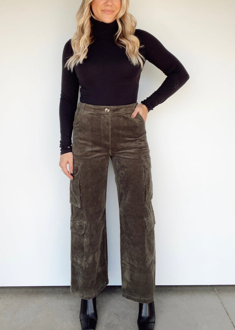 PI5928LA corduroy cargo pant Fore Collection