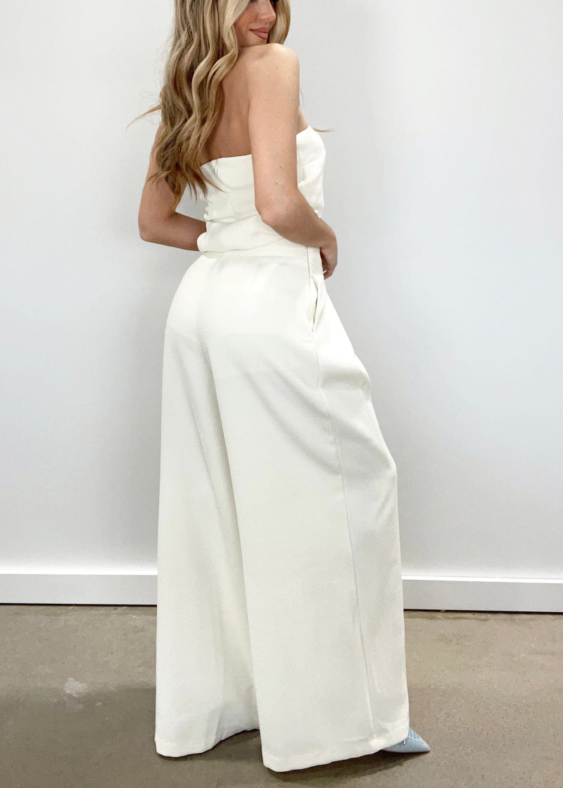 PI6261FO high rise pleated wide leg pant Fore Collection