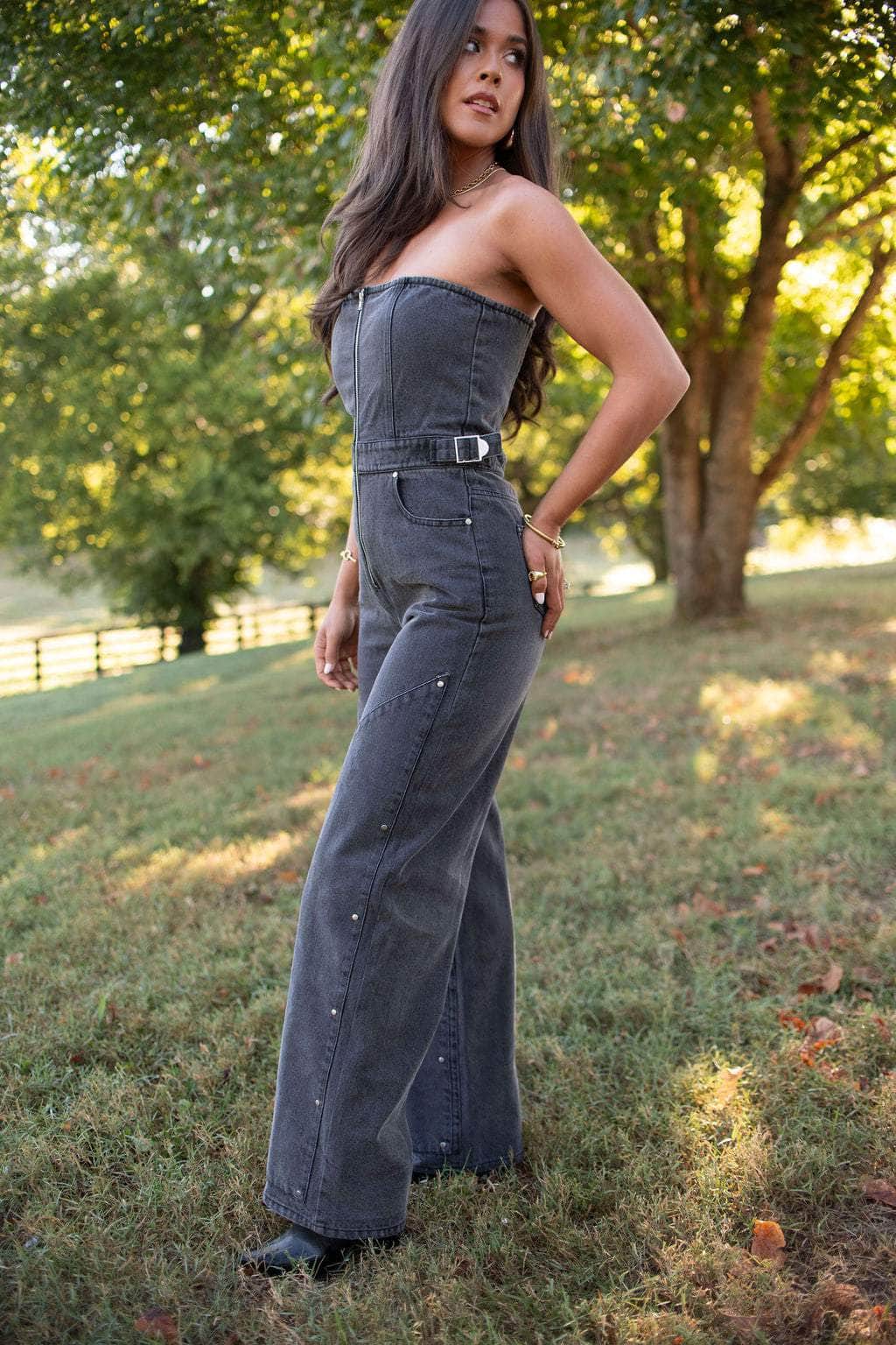 Outlaw Energy Denim Jumpsuit