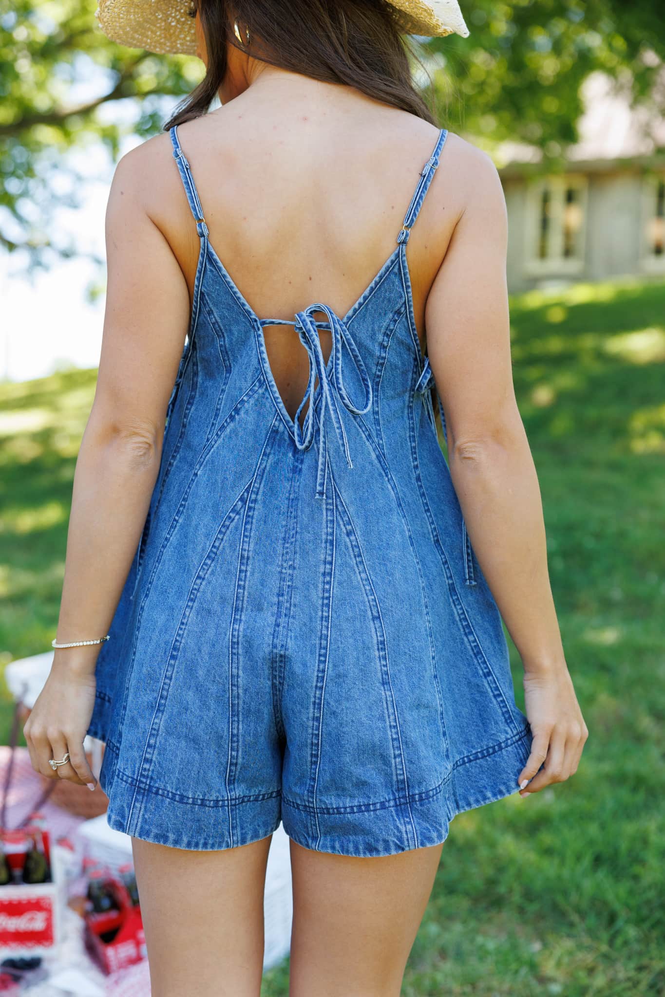 Backroads Denim Romper