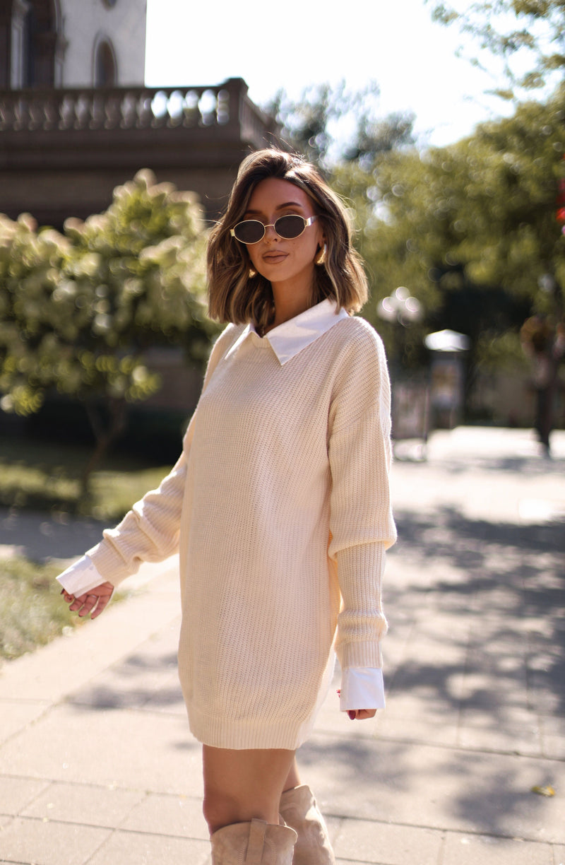 Preppy Perfect Sweater Dress Fore Collection