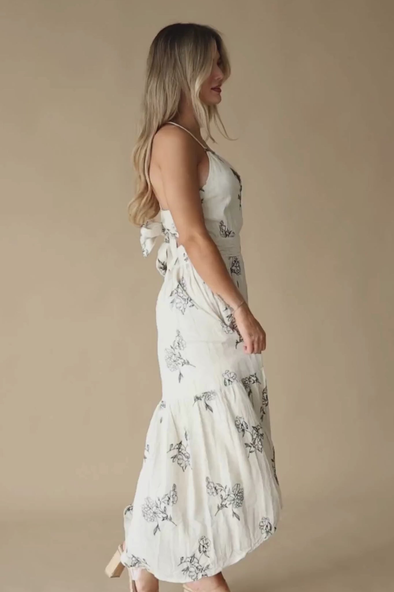 Floral Linen Maxi Dress | Chic Women's Summer Dresses | Lane 201