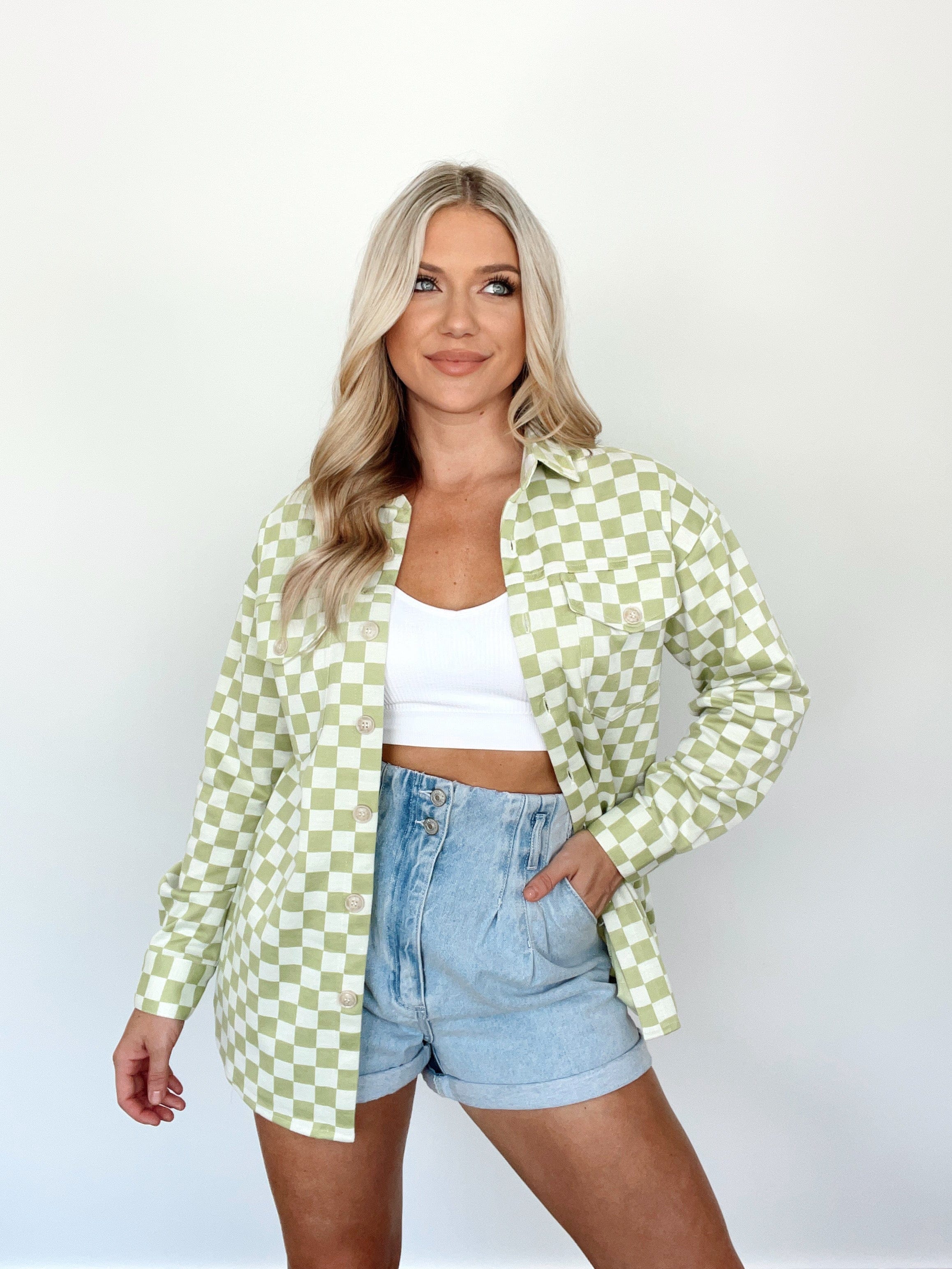 PSJ1288 pistachio jacket BaeVely