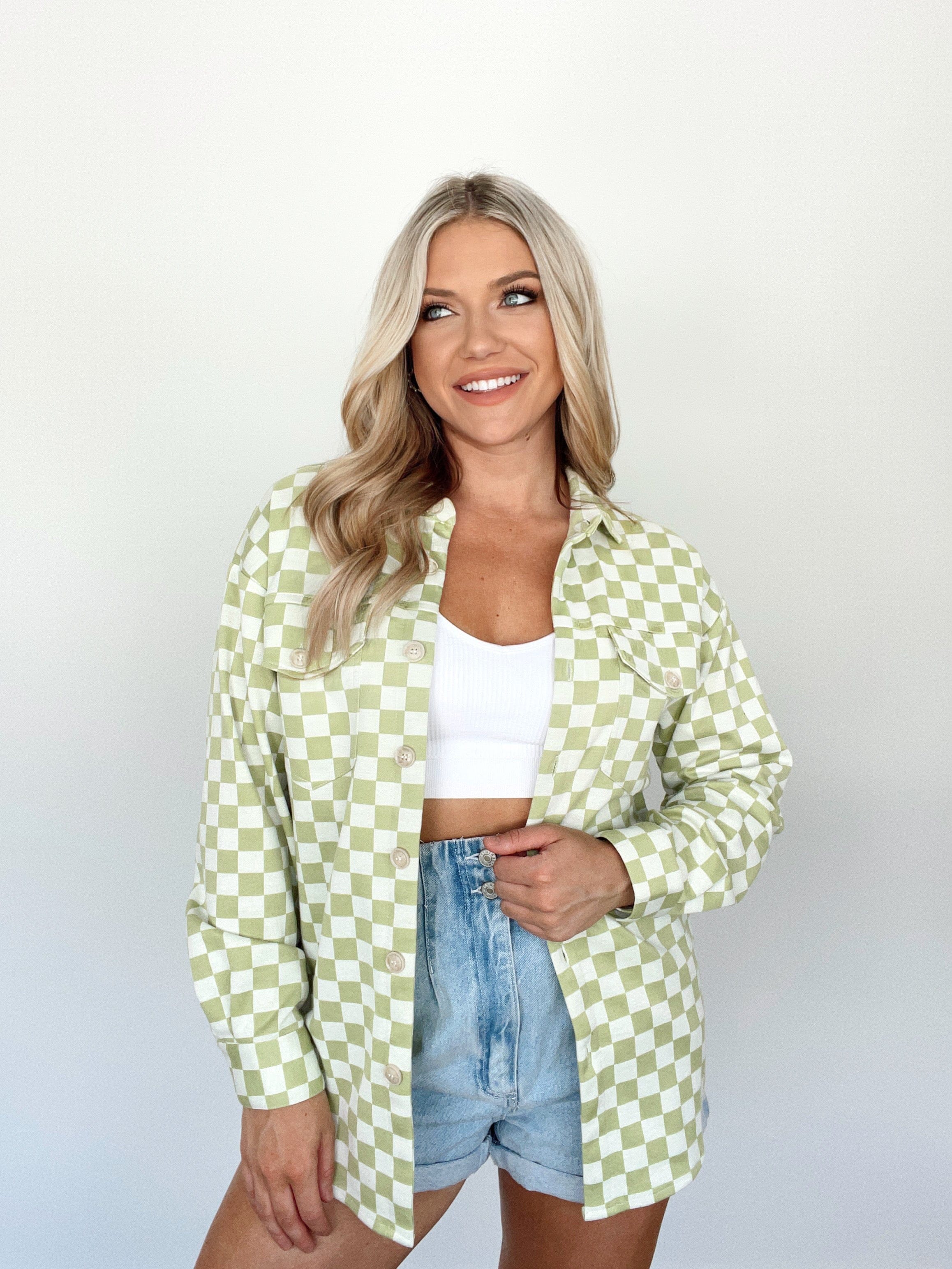 PSJ1288 pistachio jacket BaeVely