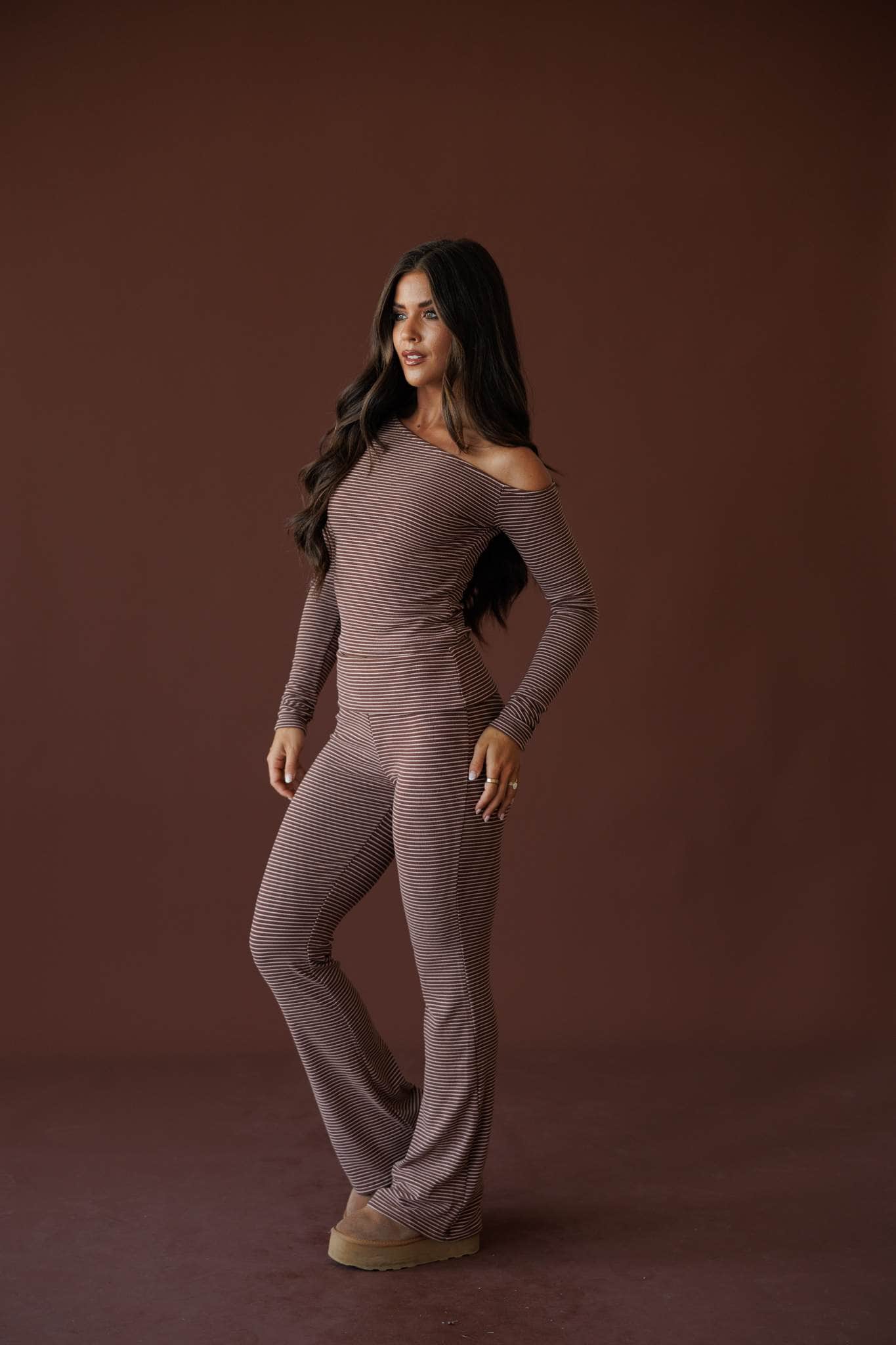 Casually Attached Flared Pants