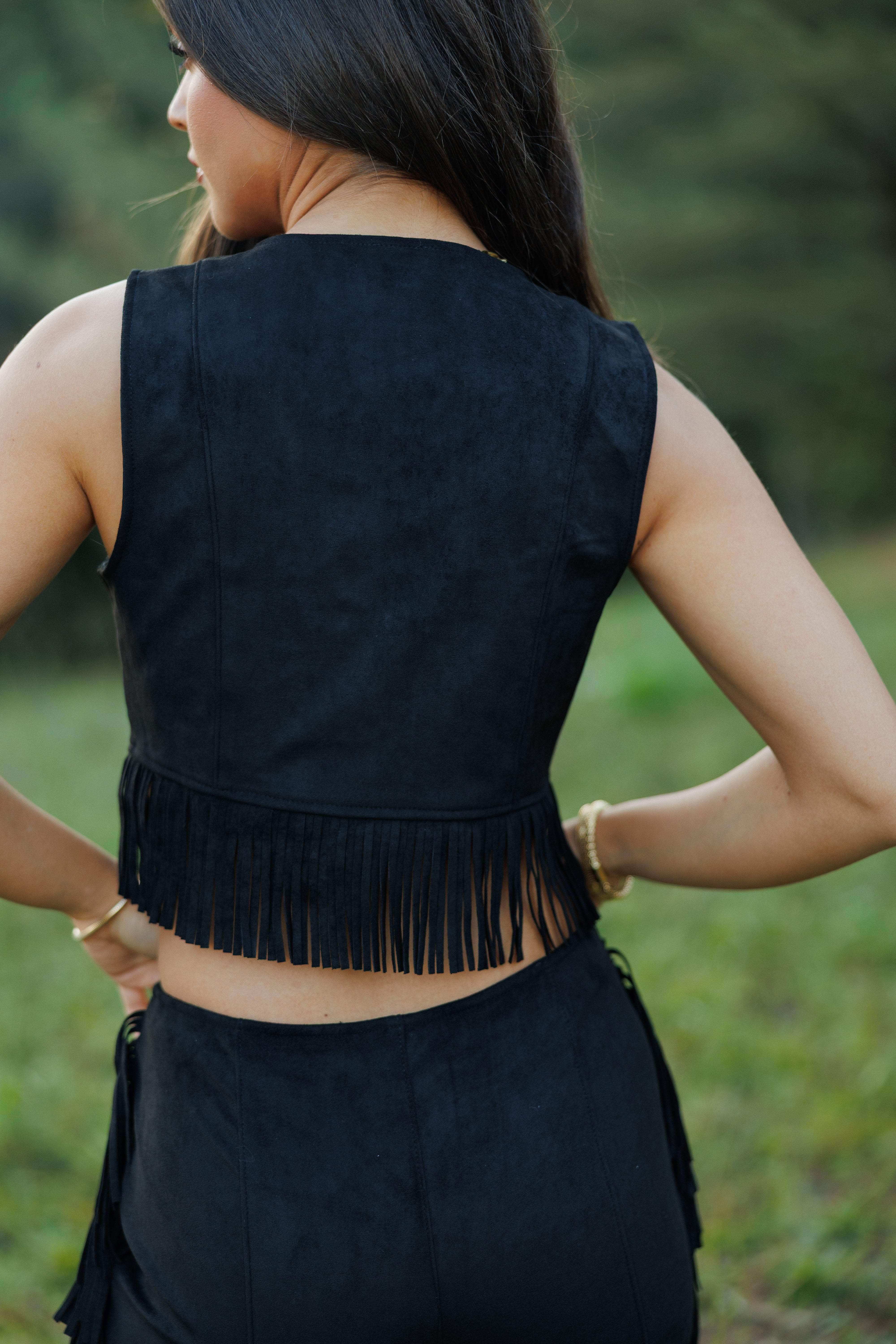 Dark Horse Suede Vest