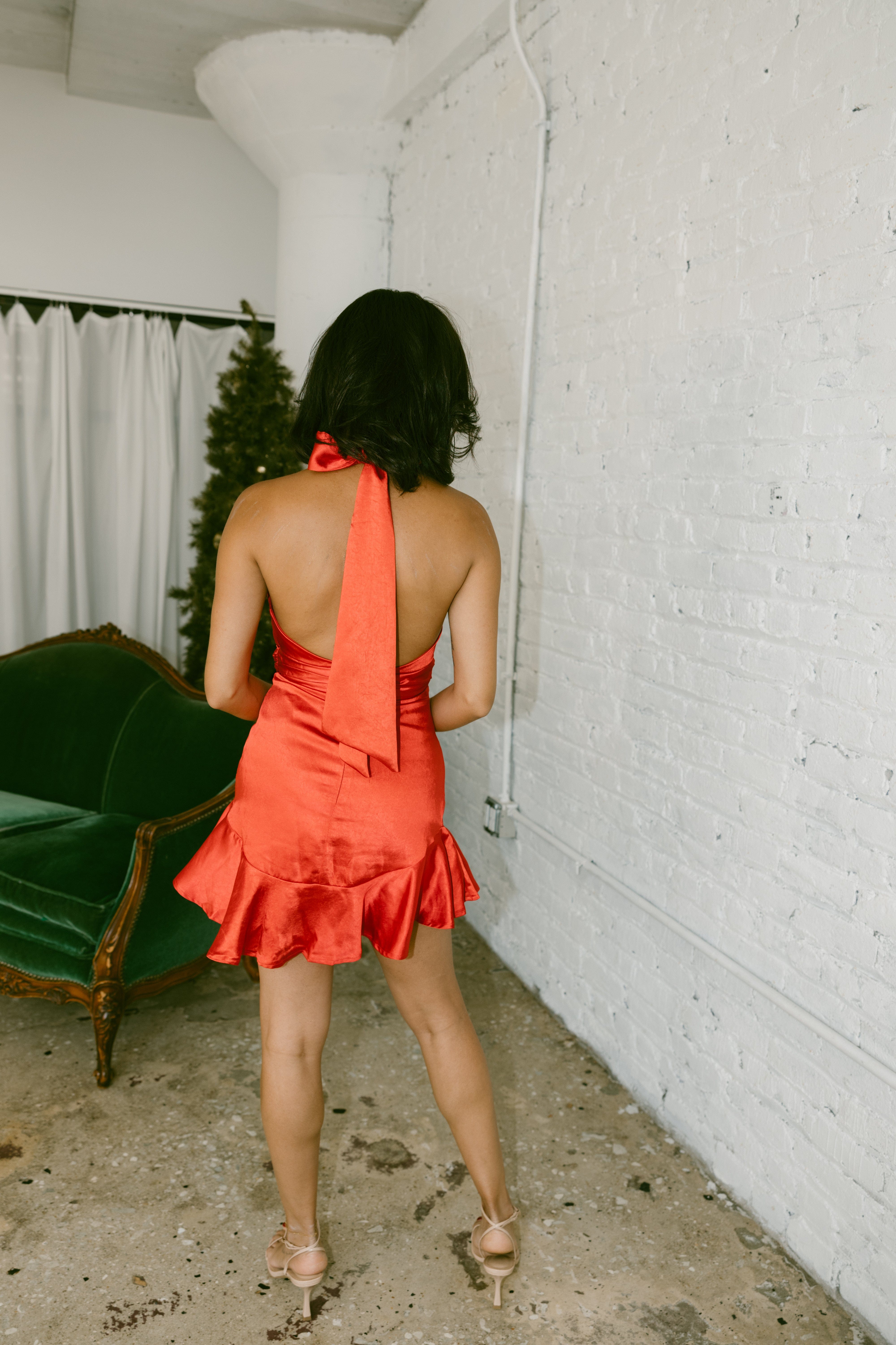 Red Hot Holiday Dress