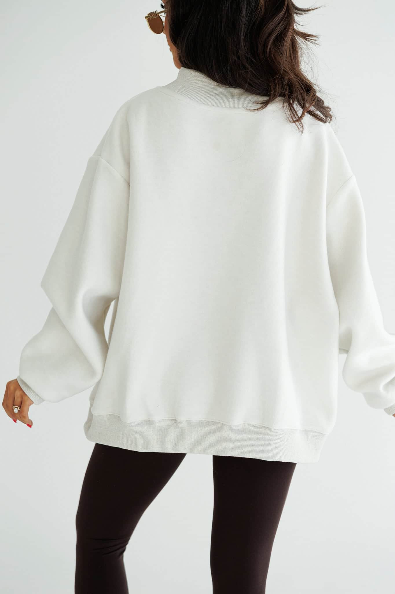 Reversible Pilates Yoga Sweatshirt | Two-Sided Crewneck | Lane 201