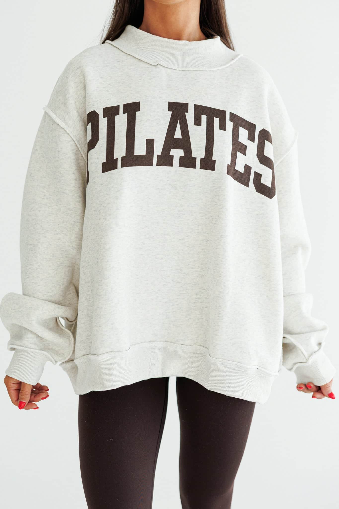Reversible Pilates Yoga Sweatshirt | Two-Sided Crewneck | Lane 201