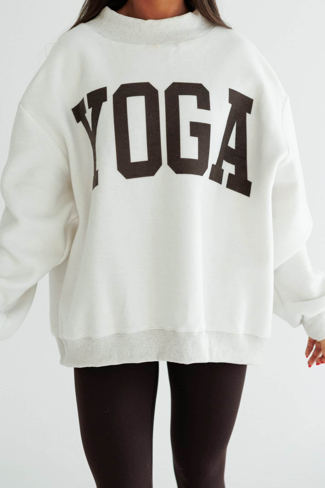 Reversible Pilates Yoga Sweatshirt | Two-Sided Crewneck | Lane 201