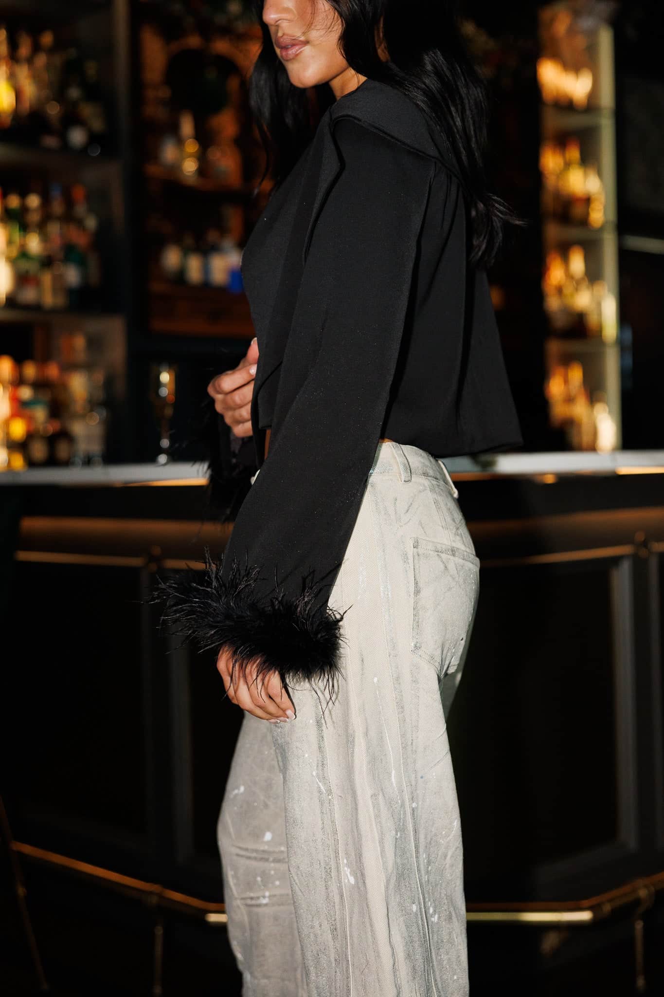 Ruffle Some Feathers Jacket