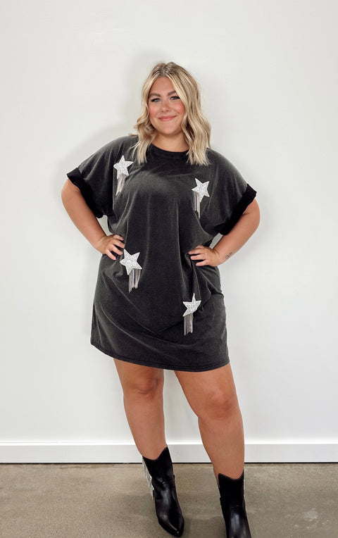 Plus size mesh t hotsell shirt dress