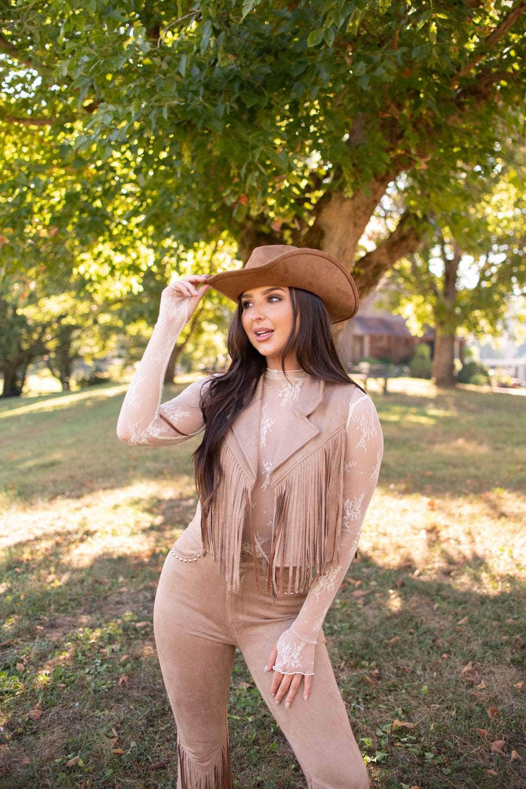 Austin Suede Fringe Vest