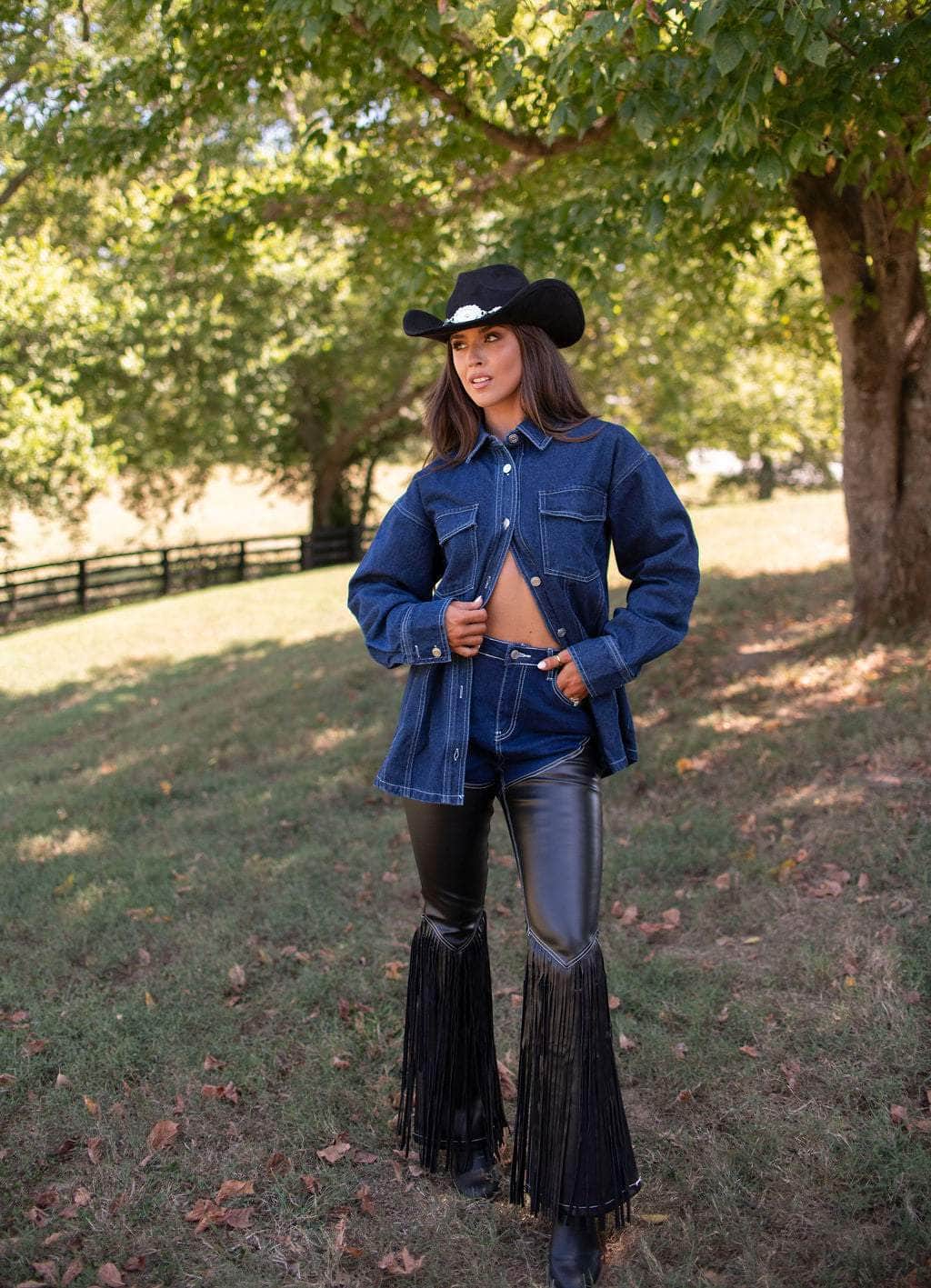 Bootcut Fringe Pants for Women | Lane 201