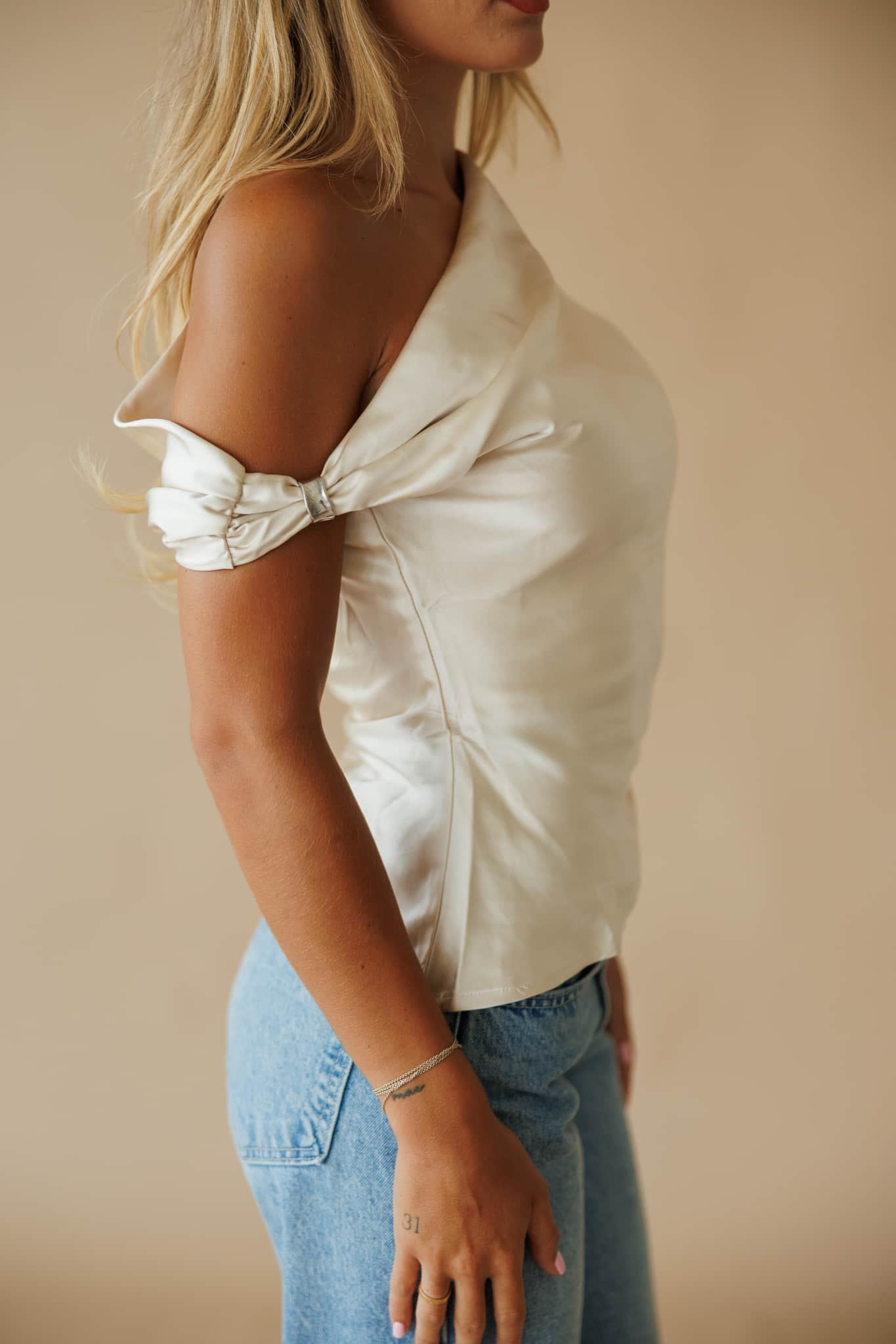 Soft Launch Satin Top
