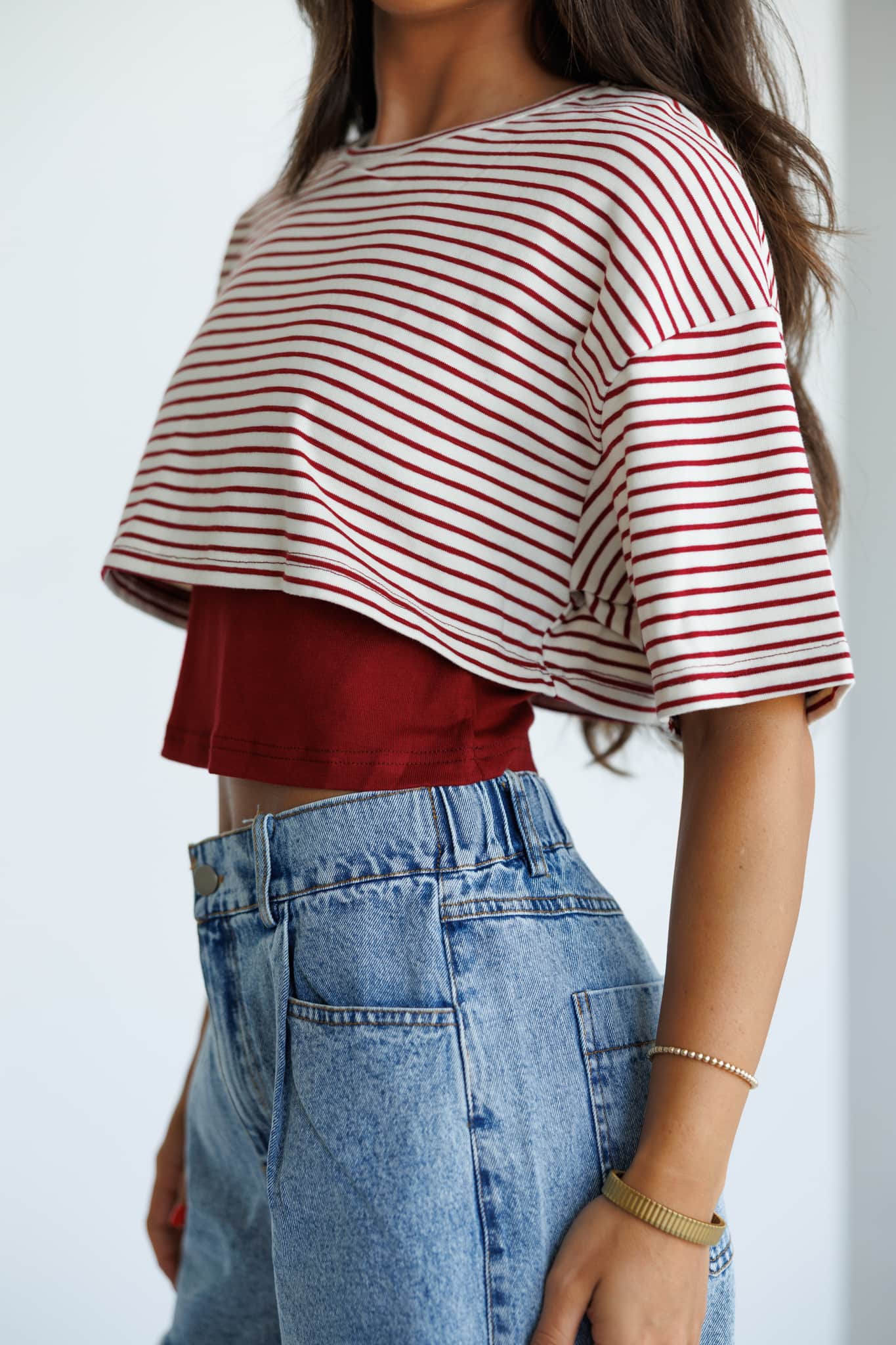 Double Layer Short Sleeve Tee