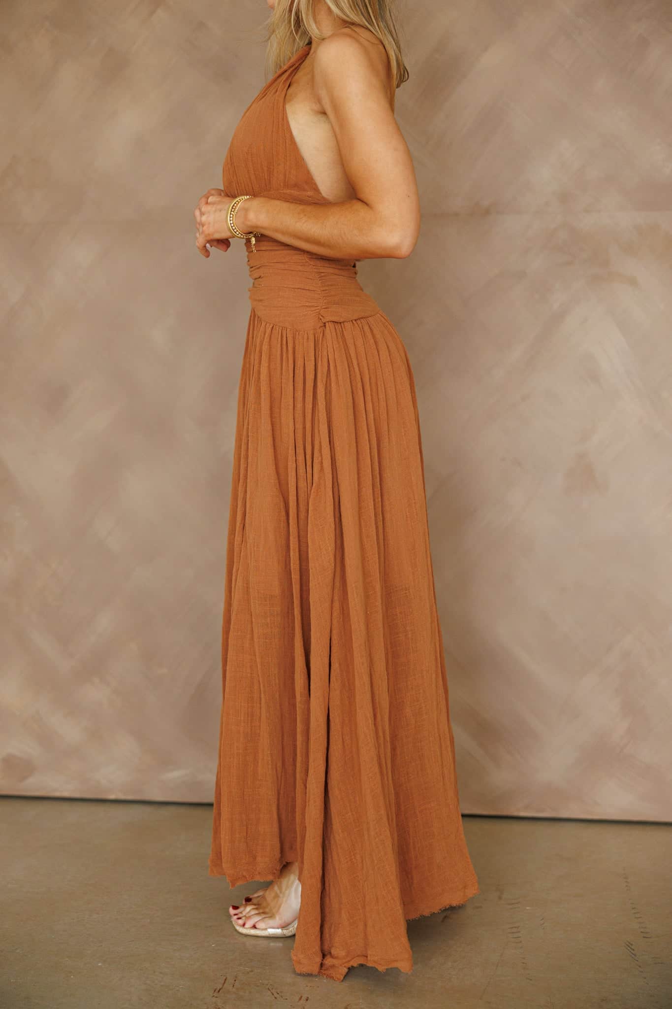 Summer Solstice Dress M Toffee by Lane 201 Summer Solstice Dress M Toffee by Lane 201