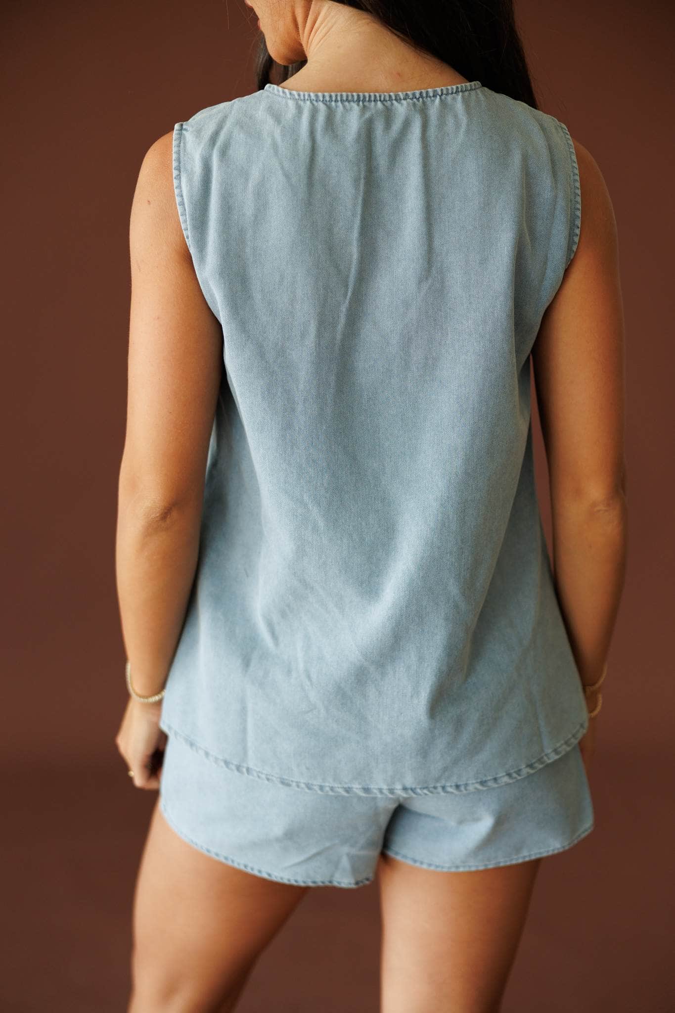 Sun Valley Denim Top