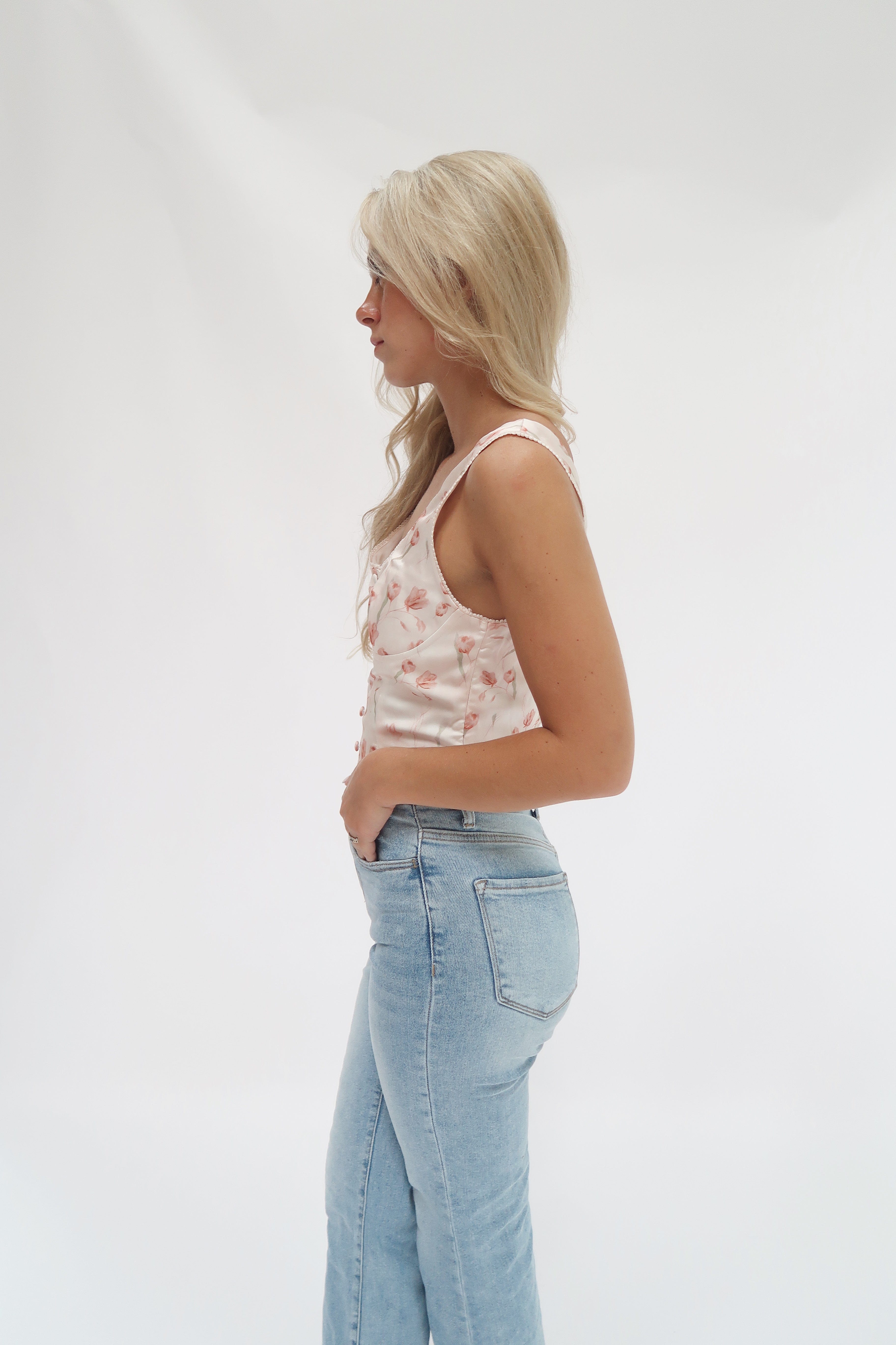 Talula Floral Tank Bailey Rose