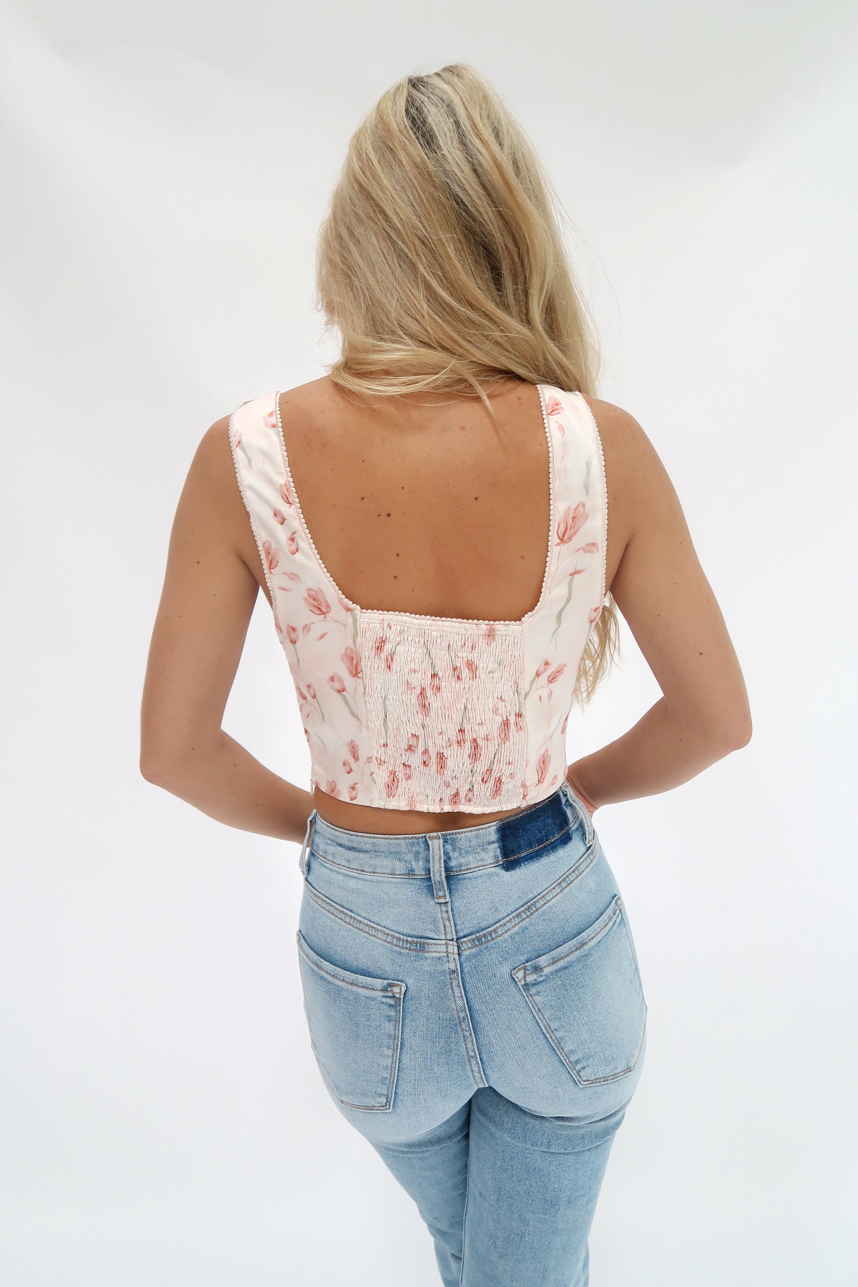 Talula Floral Tank Bailey Rose