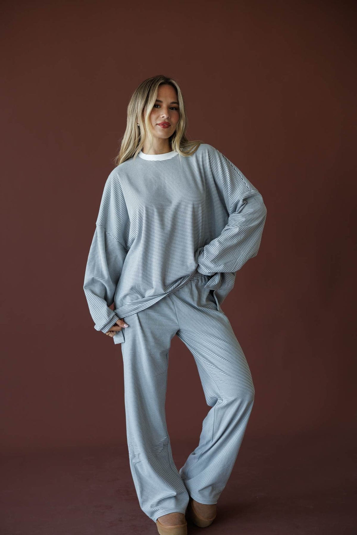 Homebody Club Fleece Top