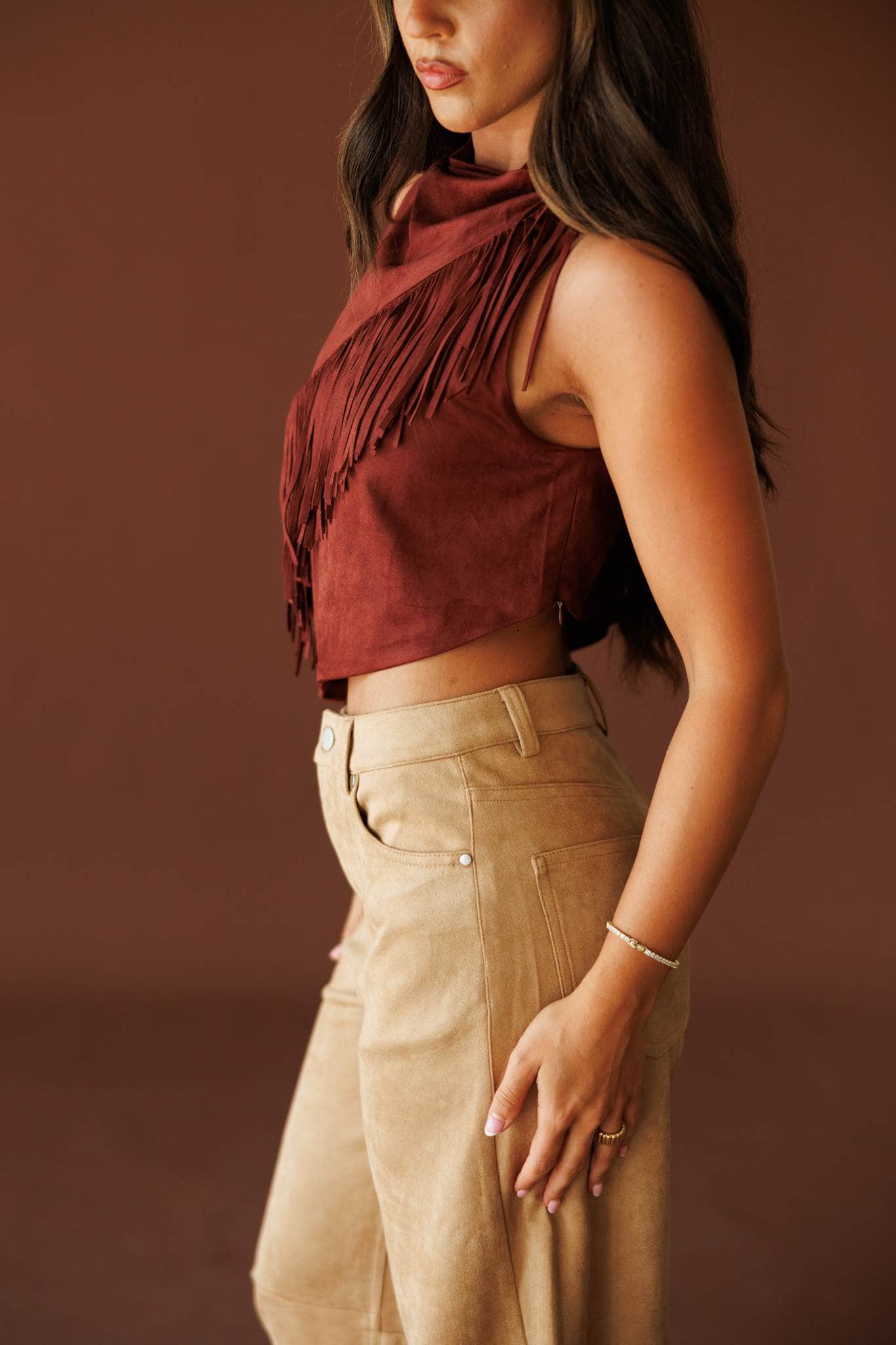 Western Whim Fringe Top