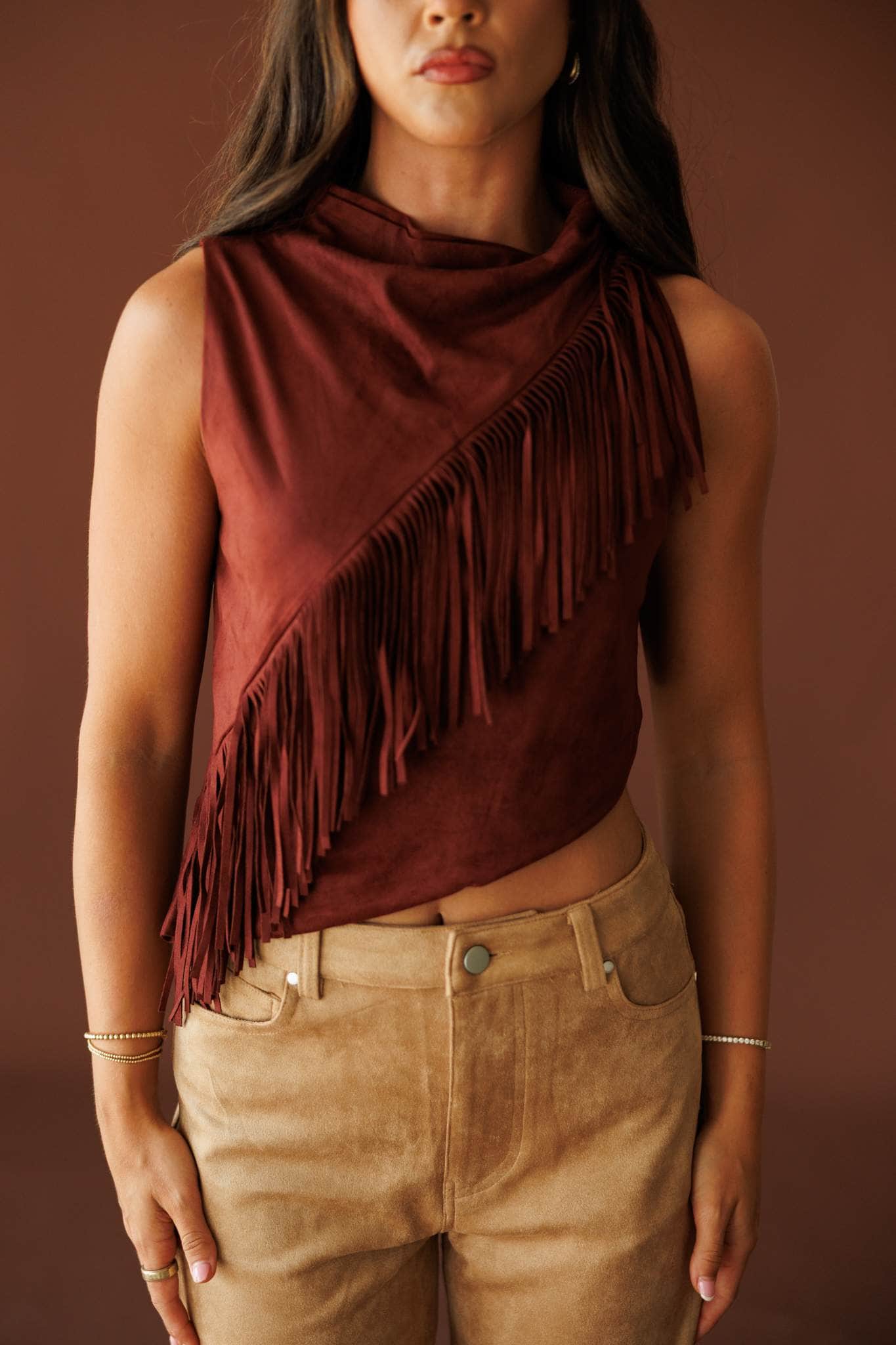 Western Whim Fringe Top