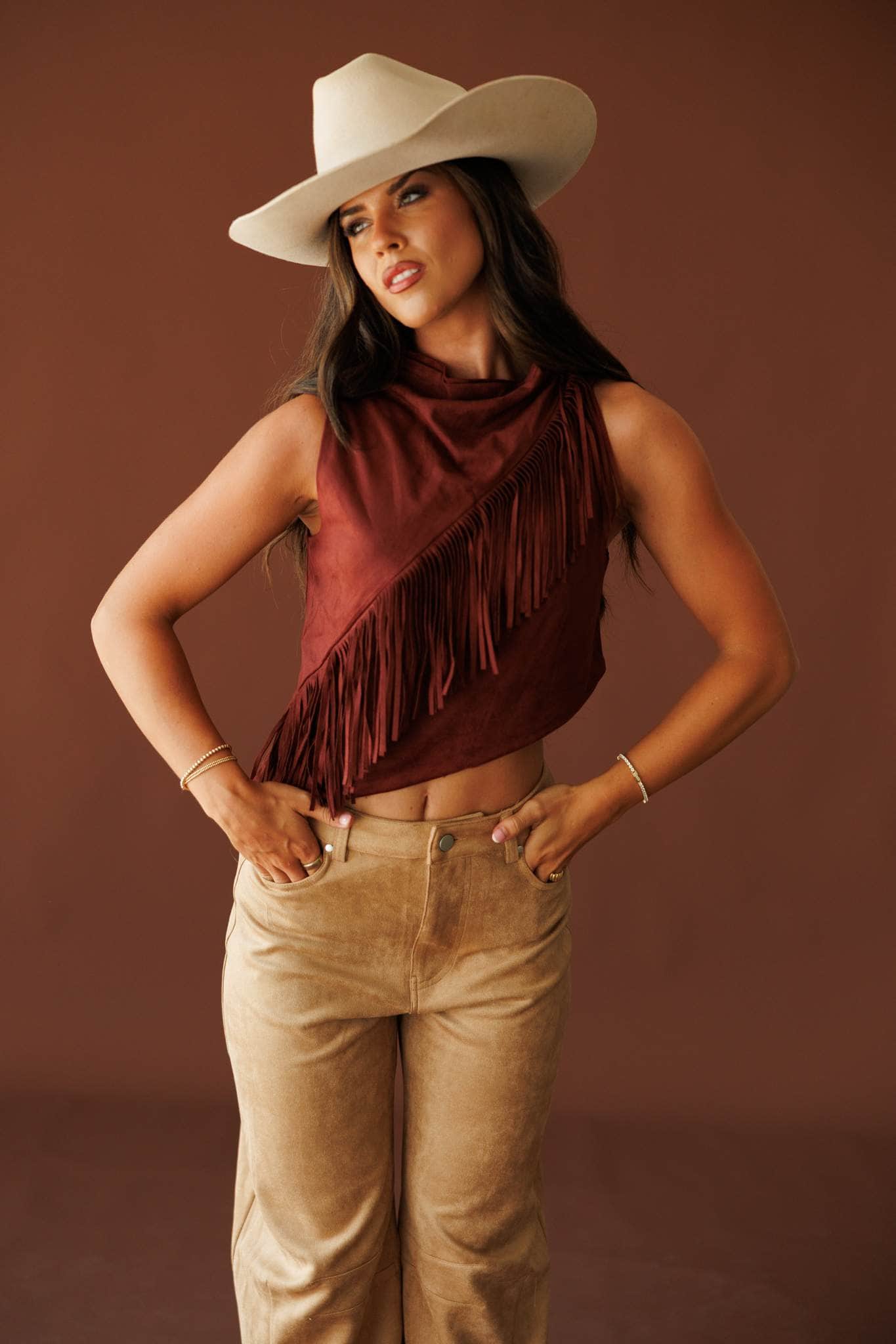 Western Whim Fringe Top