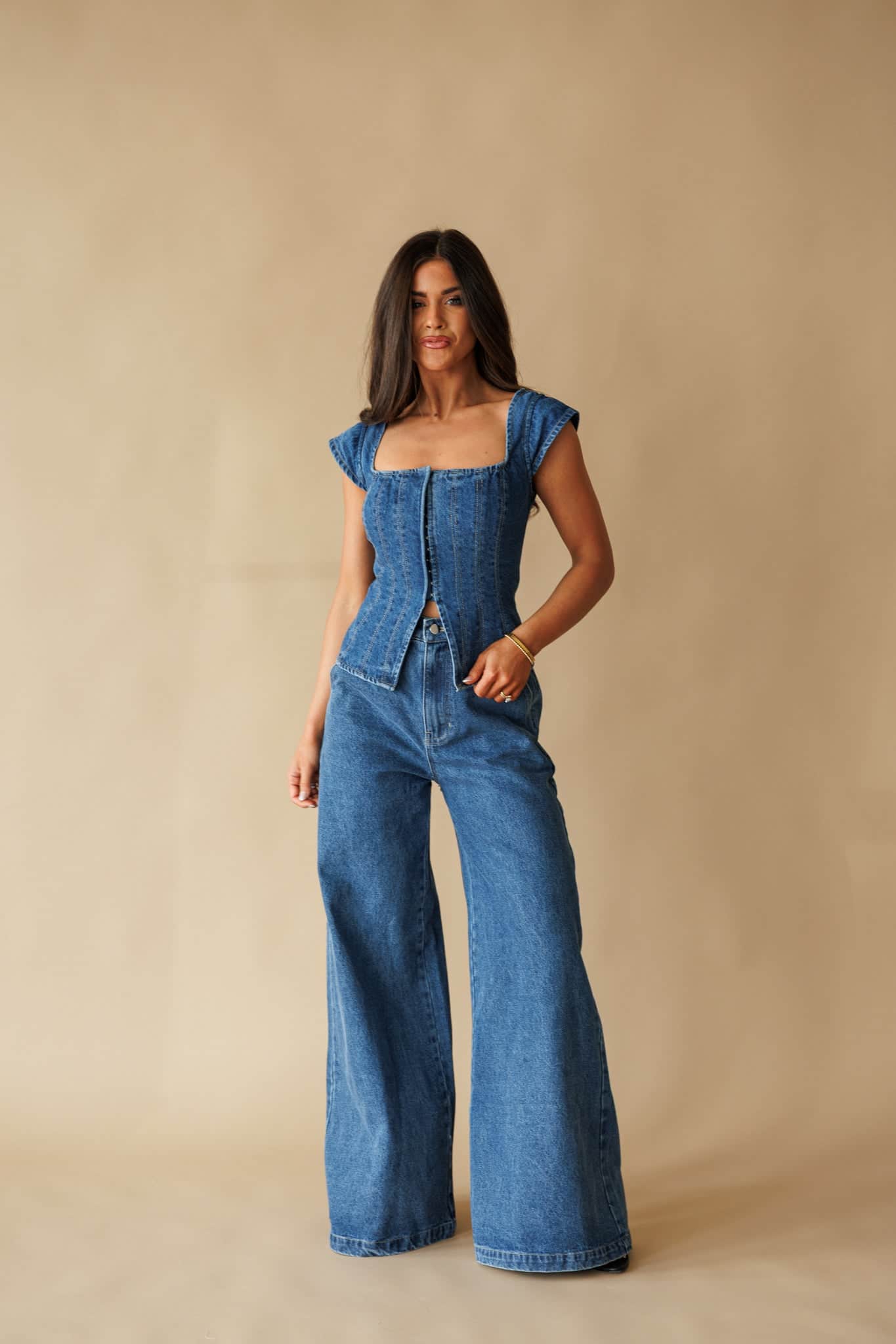 Pre-Order!] The Downtown Denim Top
