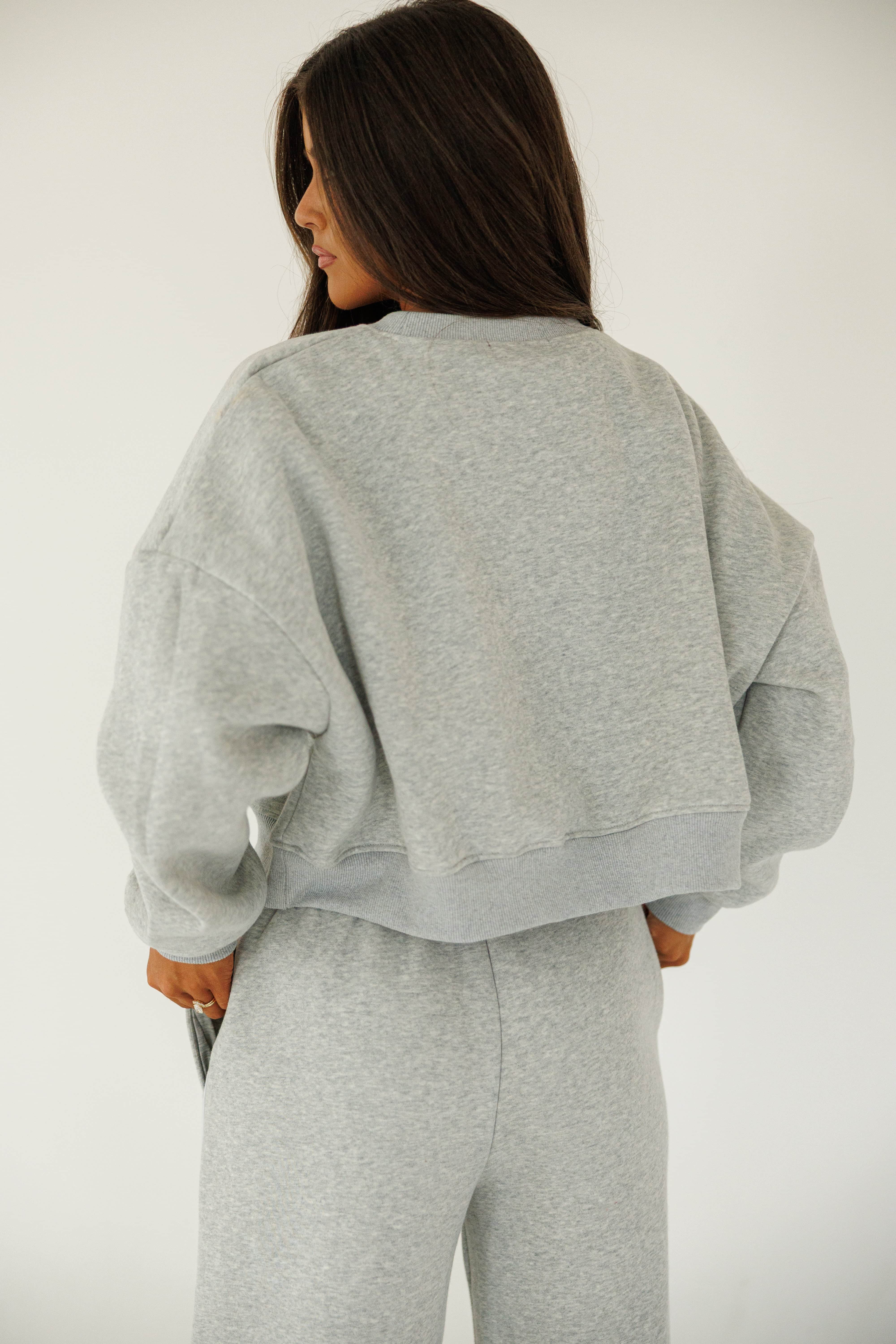 Cozy Cloud Crewneck | Fleece Oversized Sweatshirt | Lane 201