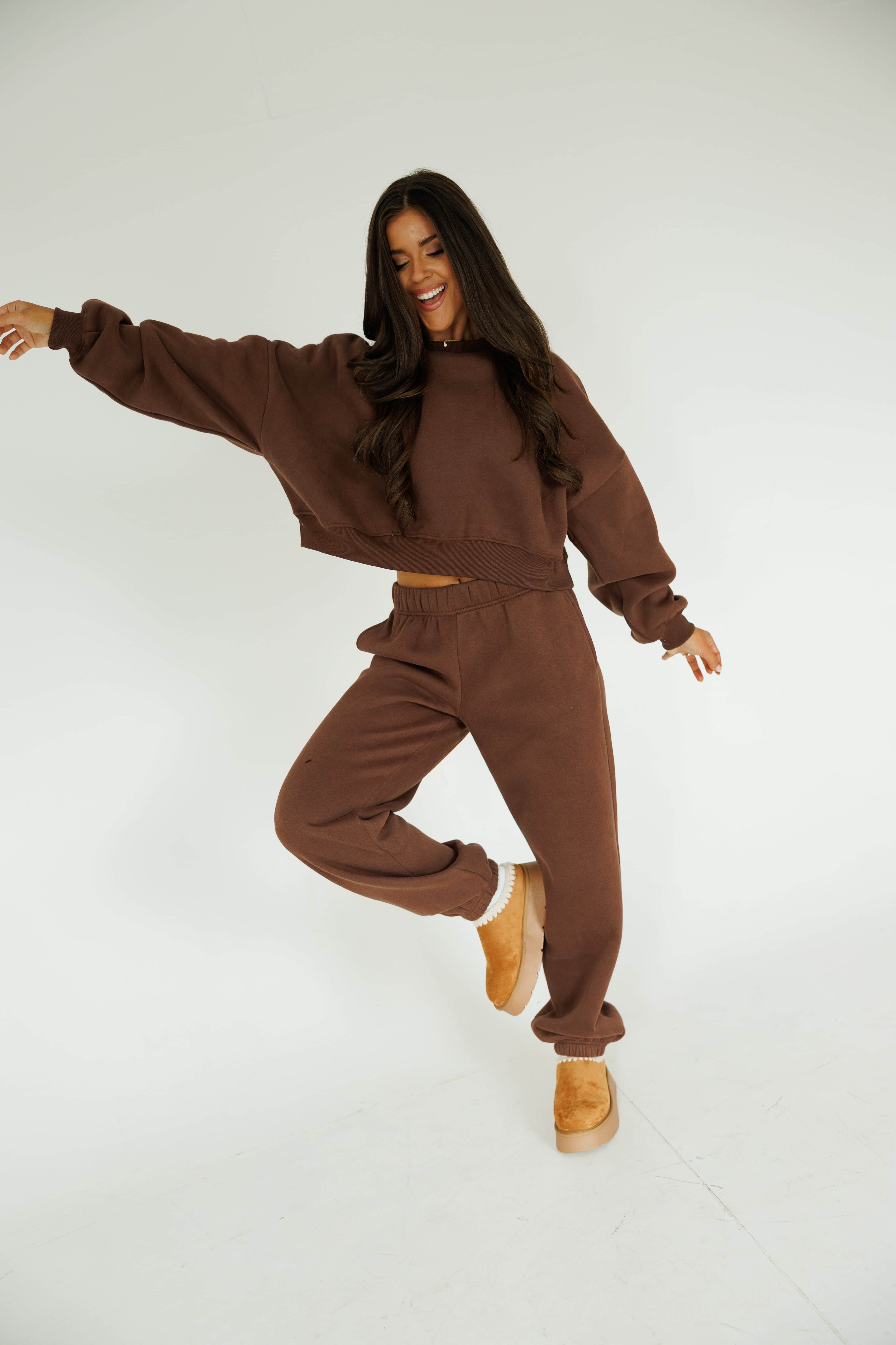 Cozy Cloud Crewneck | Fleece Oversized Sweatshirt | Lane 201