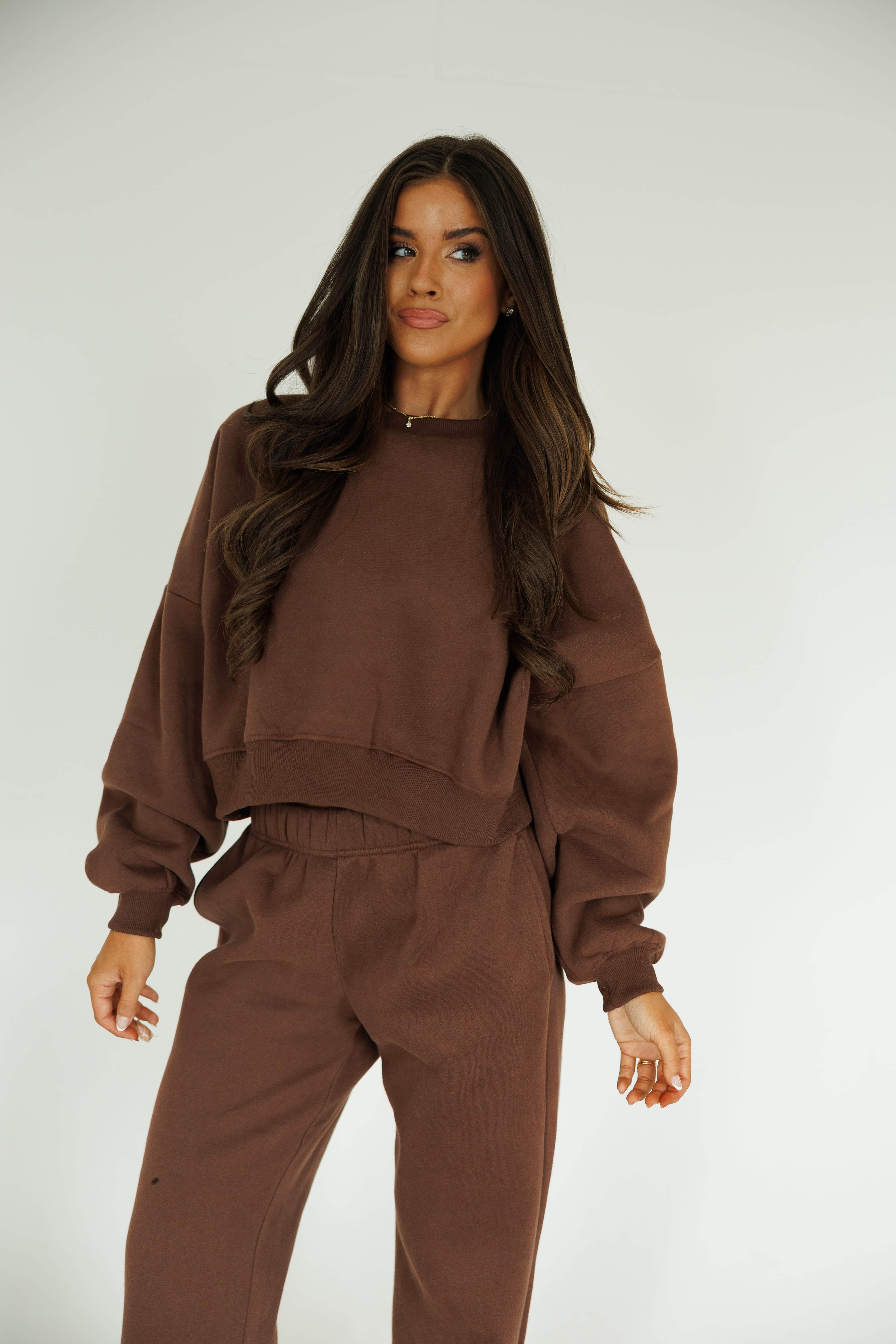 Cozy Cloud Crewneck | Fleece Oversized Sweatshirt | Lane 201