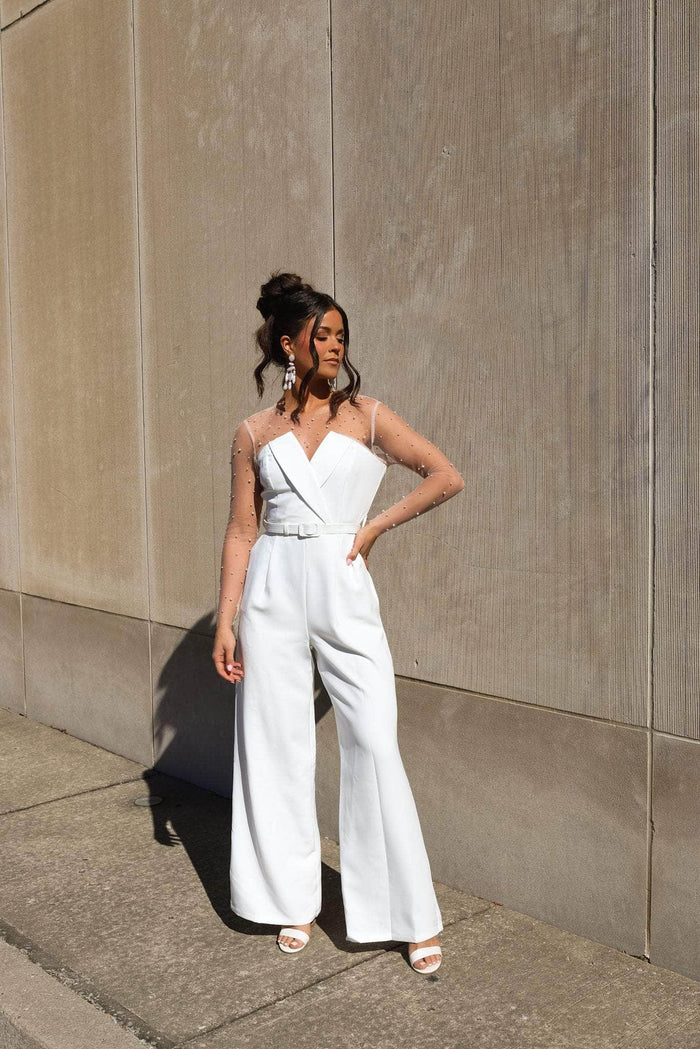 Threaded Twisted Rope Knot Tie Jumpsuit main image 1