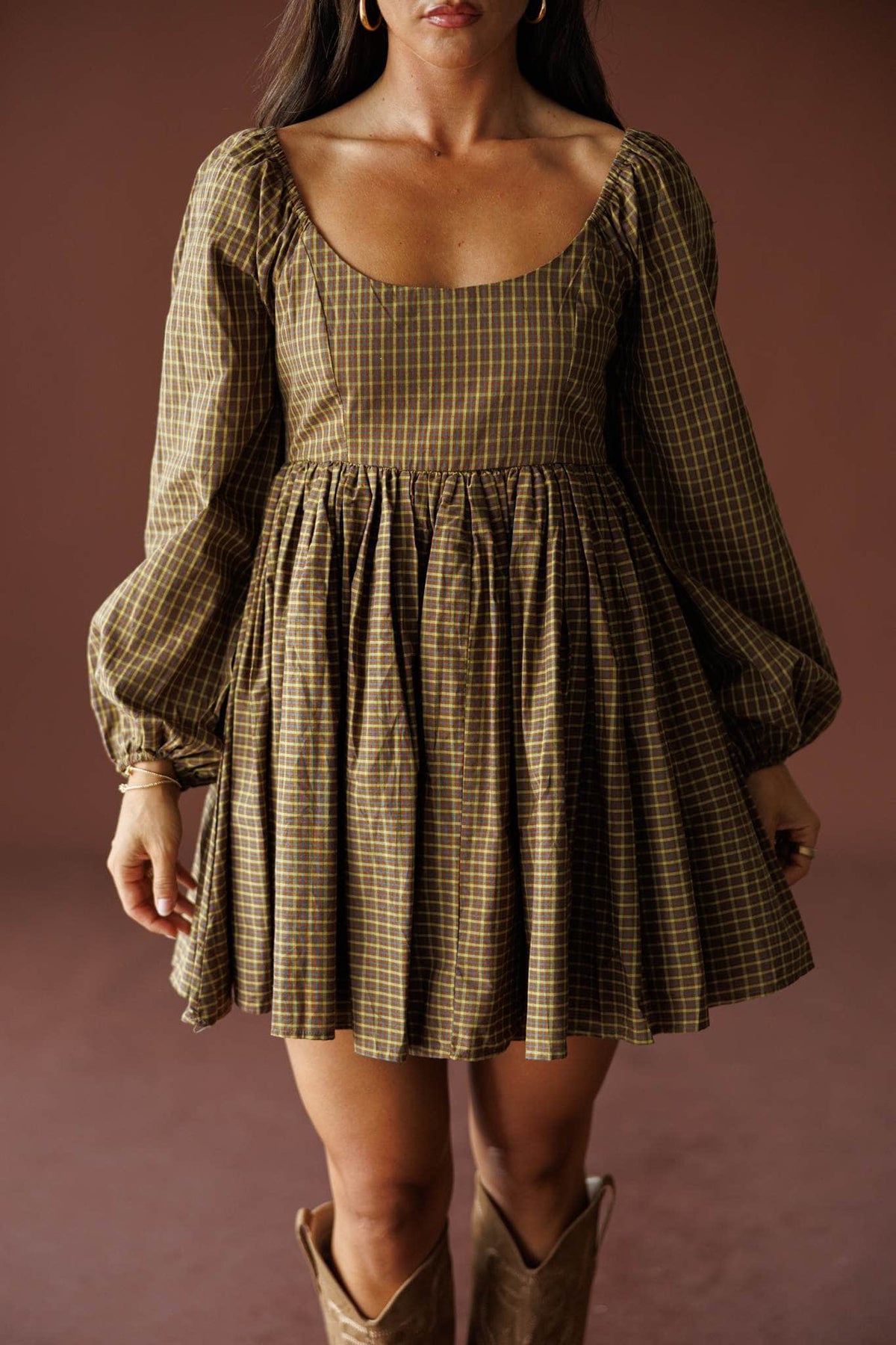 Barn Dance Plaid Dress