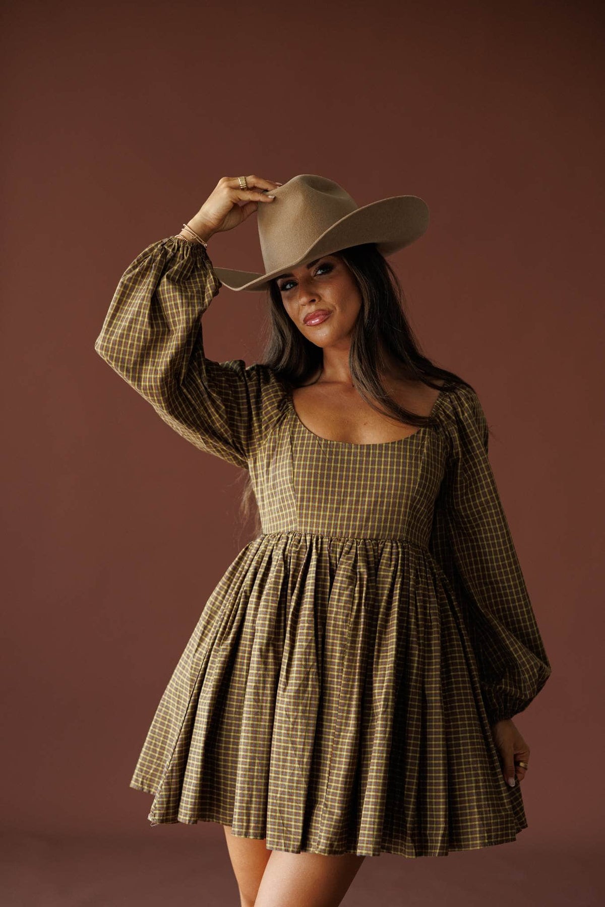 Barn Dance Plaid Dress