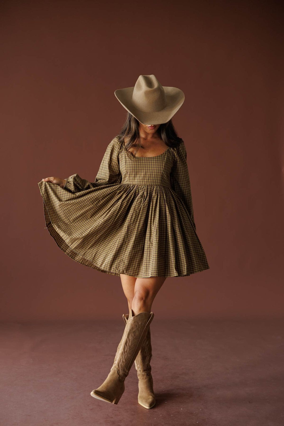 Barn Dance Plaid Dress