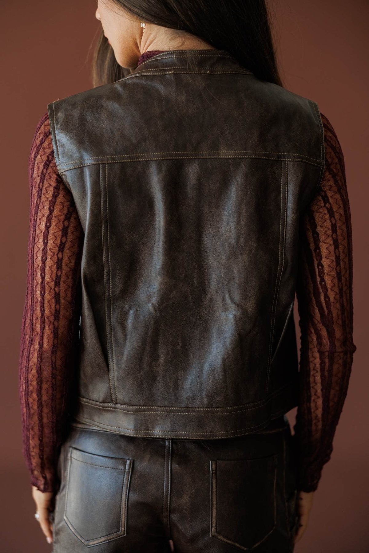 Outlaw Social Leather Vest