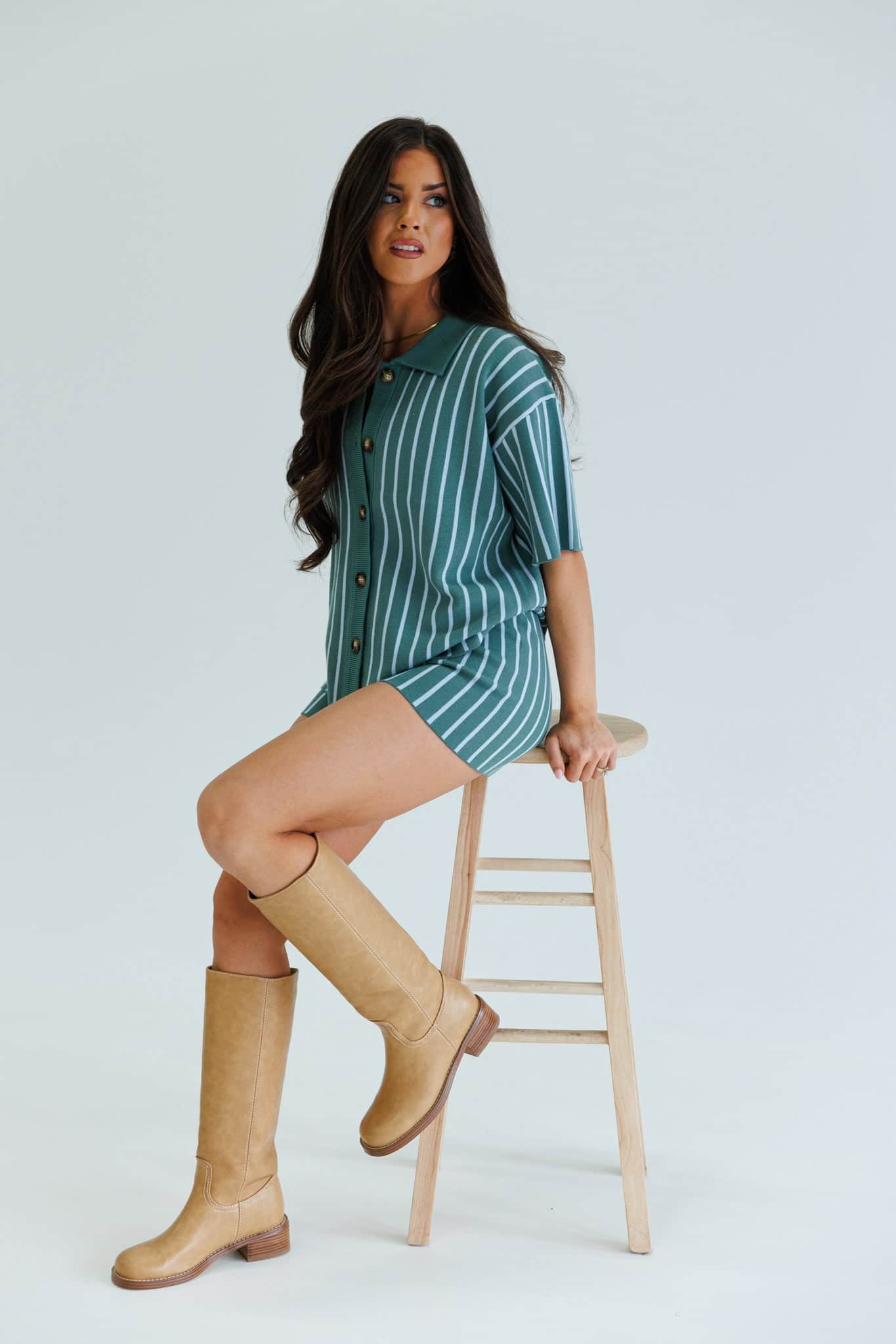 The Palma Striped Shorts