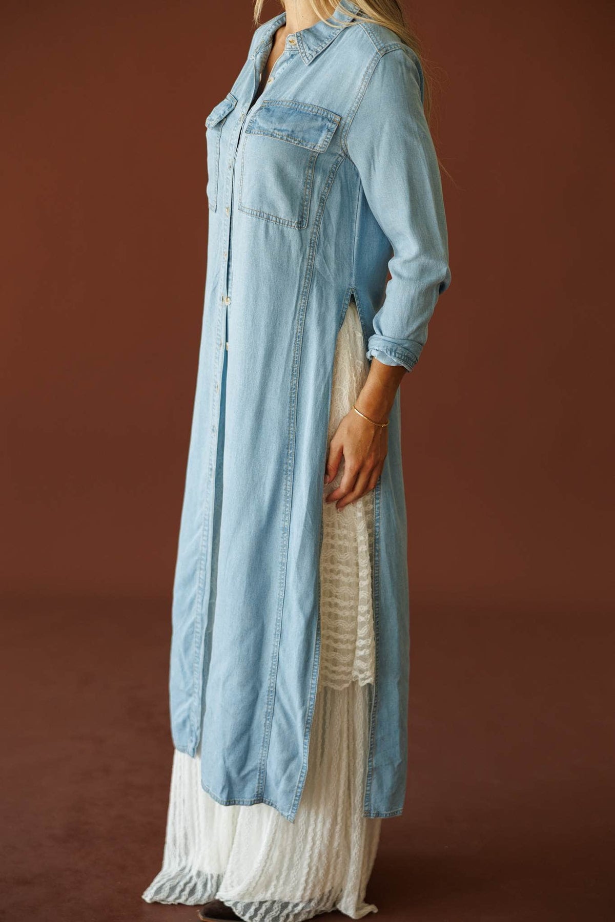 Miles From Here Denim Shirt