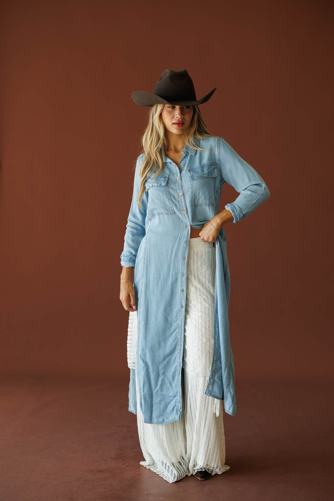 Miles From Here Denim Shirt