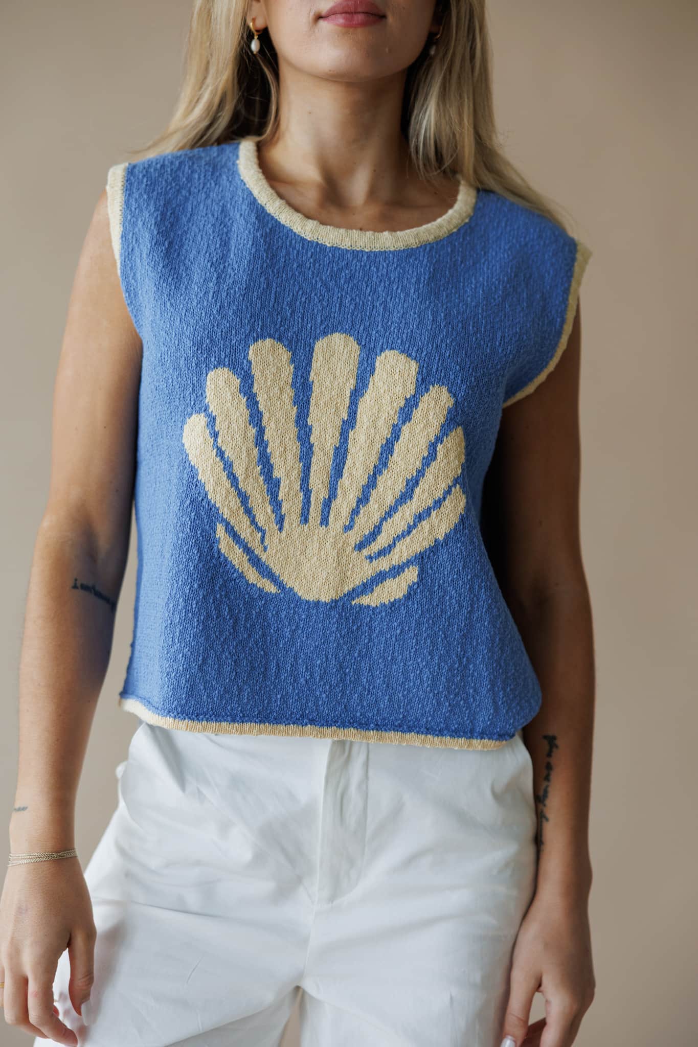Palm Beach Shell Sweater