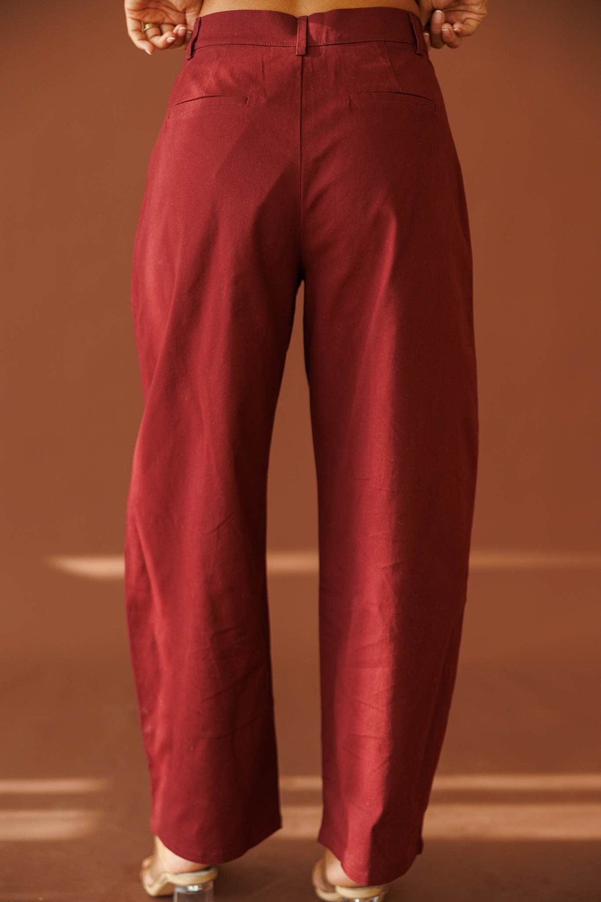 Velvet Rope Barrel Pants