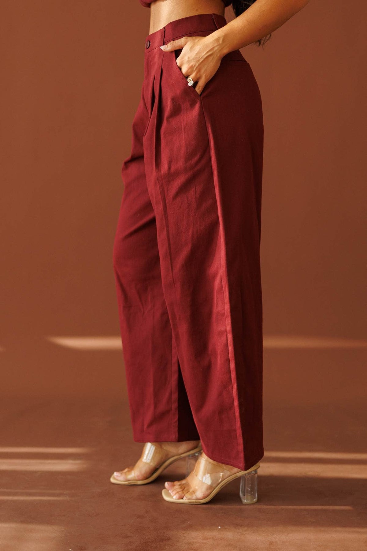 Velvet Rope Barrel Pants