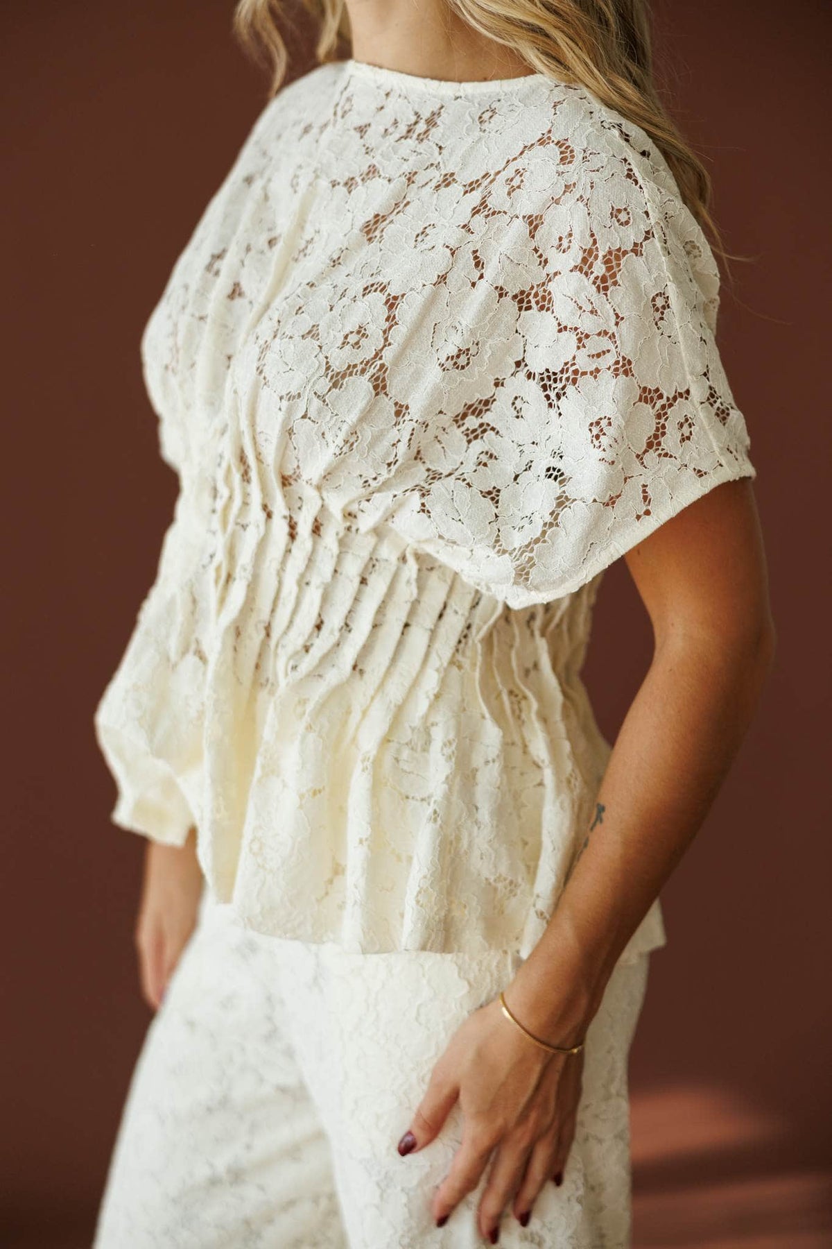 Vow Renewal Lace Top