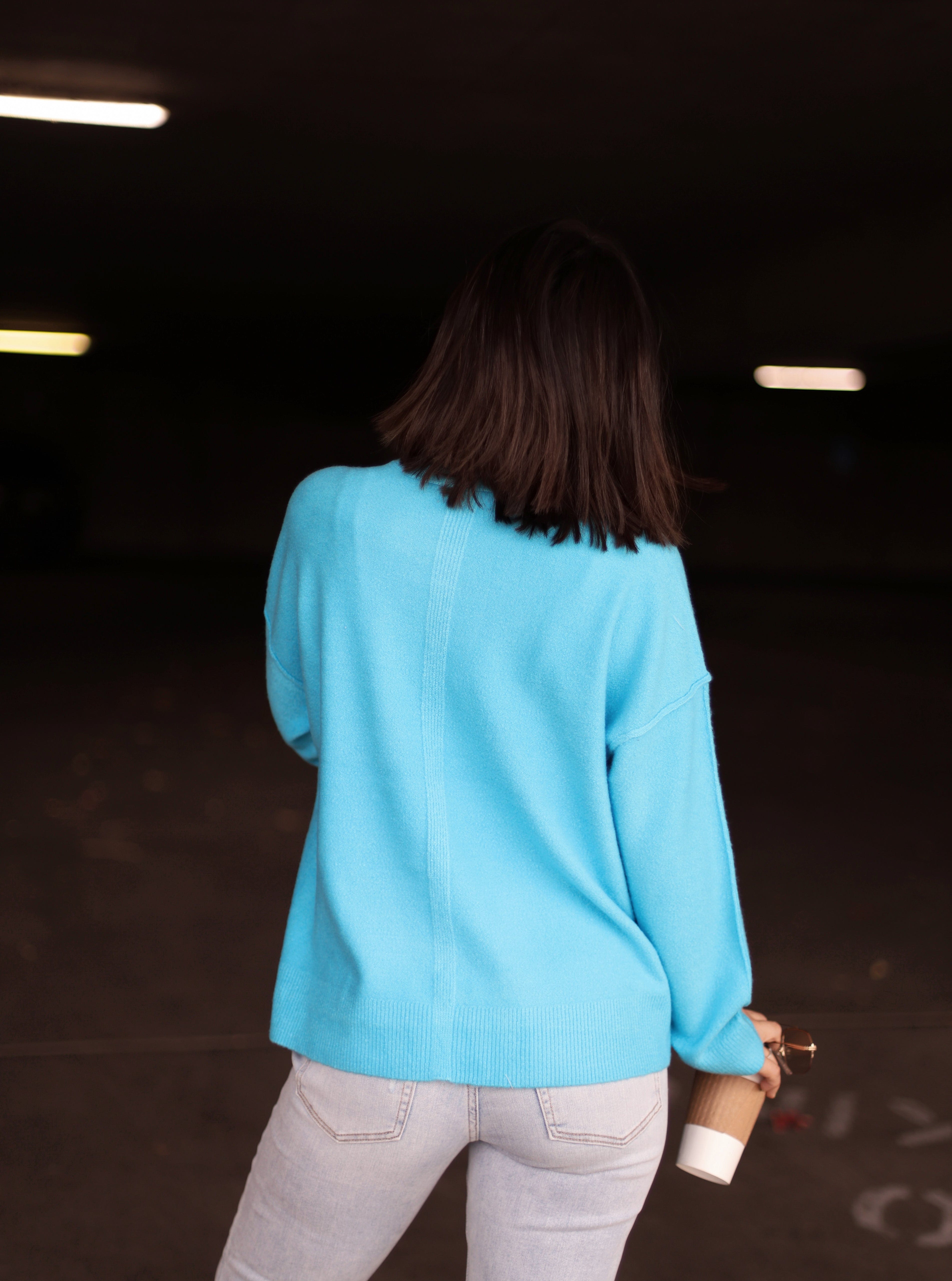 Blue Pullover Sweater