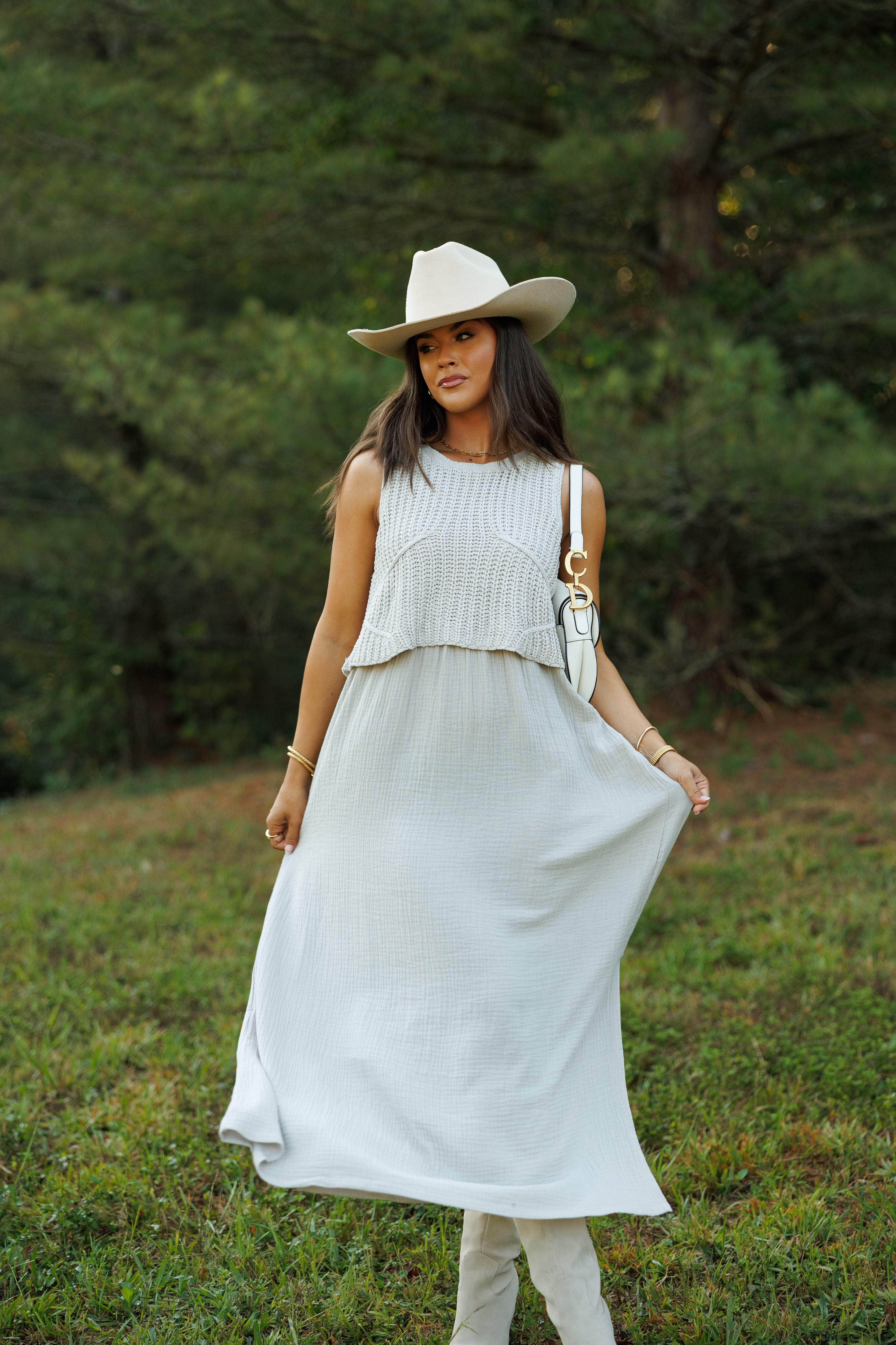 knee length dresses for ladies Cloudlight Knit Maxi Dress